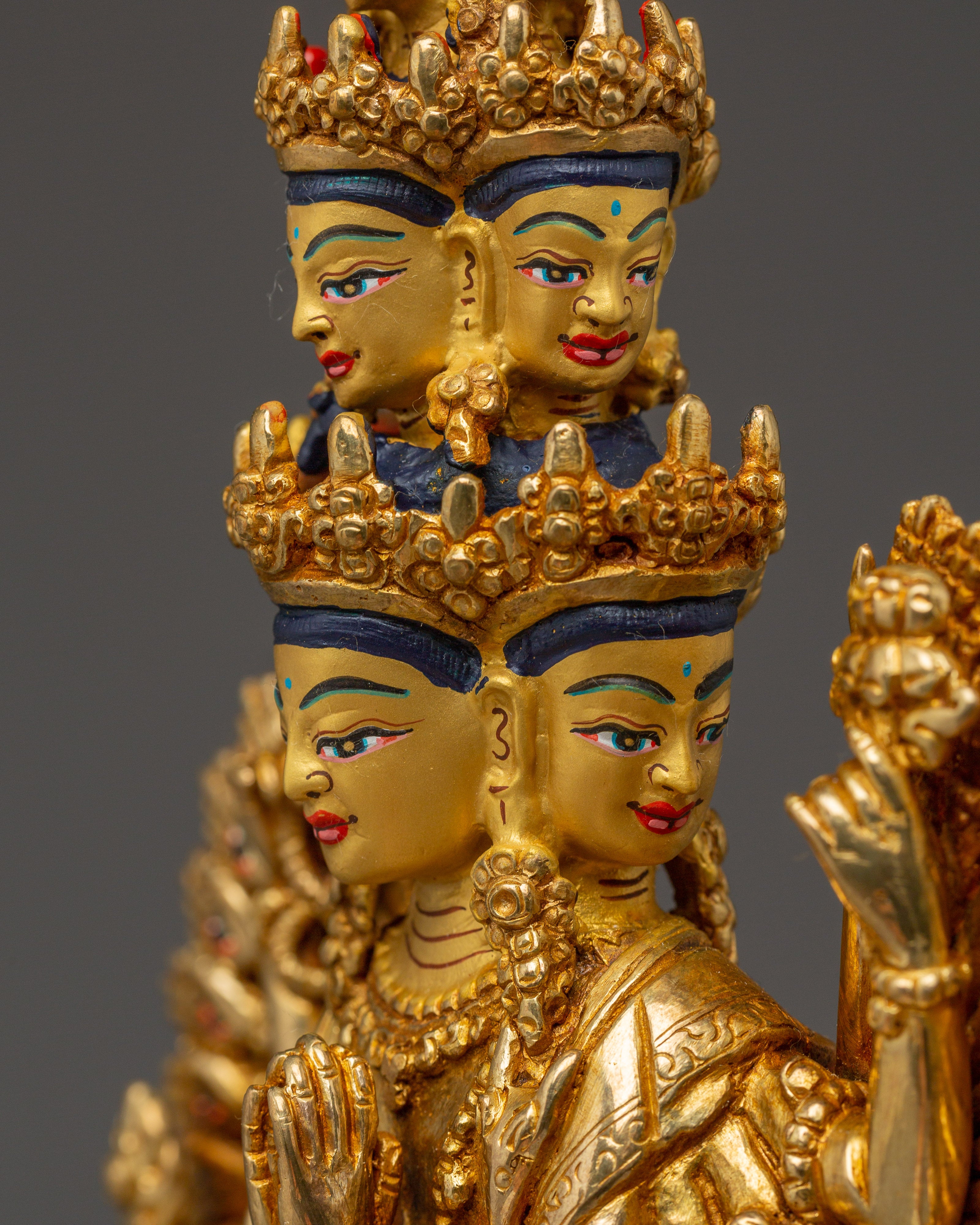 Thousand Armed Chenrezig Statue | Spiritual Buddhist Art
