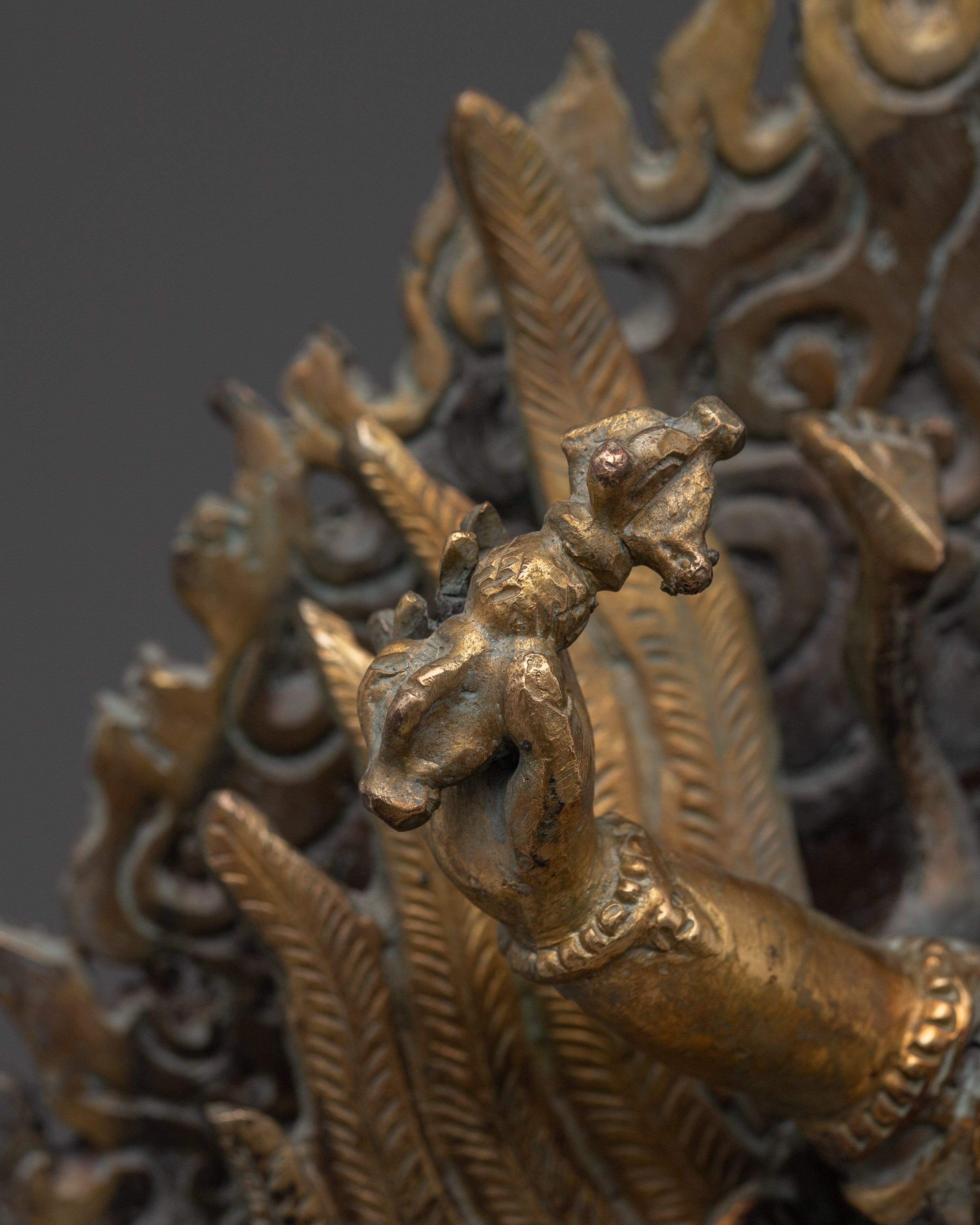 Guru Dragpo with Phurba Statue |  Sacred Statue for Protection & Spiritual Power