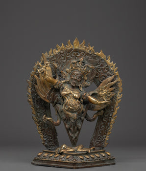 Guru Dragpo with Phurba Statue