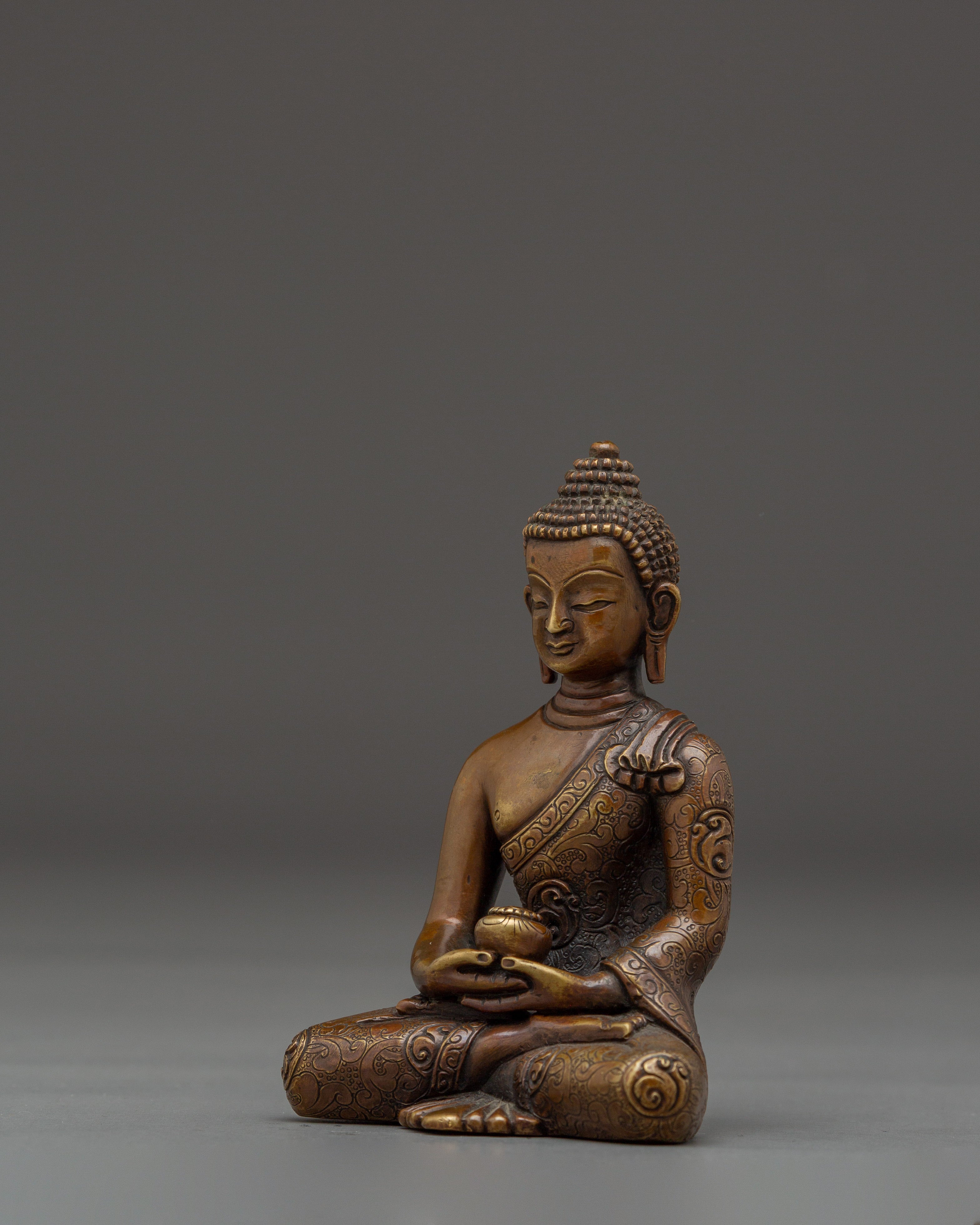 Handcrafted Divine Amitabha Buddha Sculpture | Peace and Enlightenment