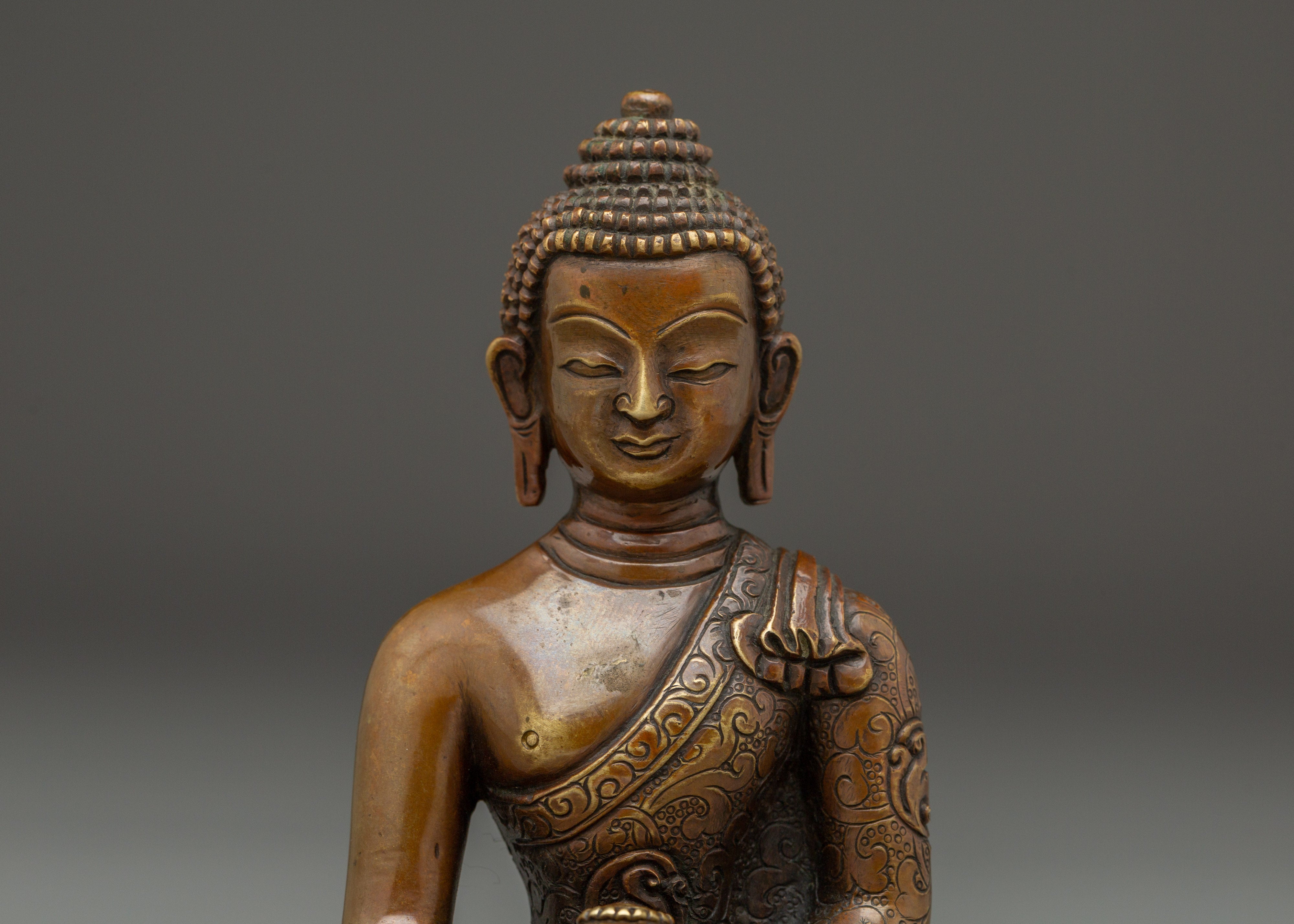 Handcrafted Divine Amitabha Buddha Sculpture | Peace and Enlightenment