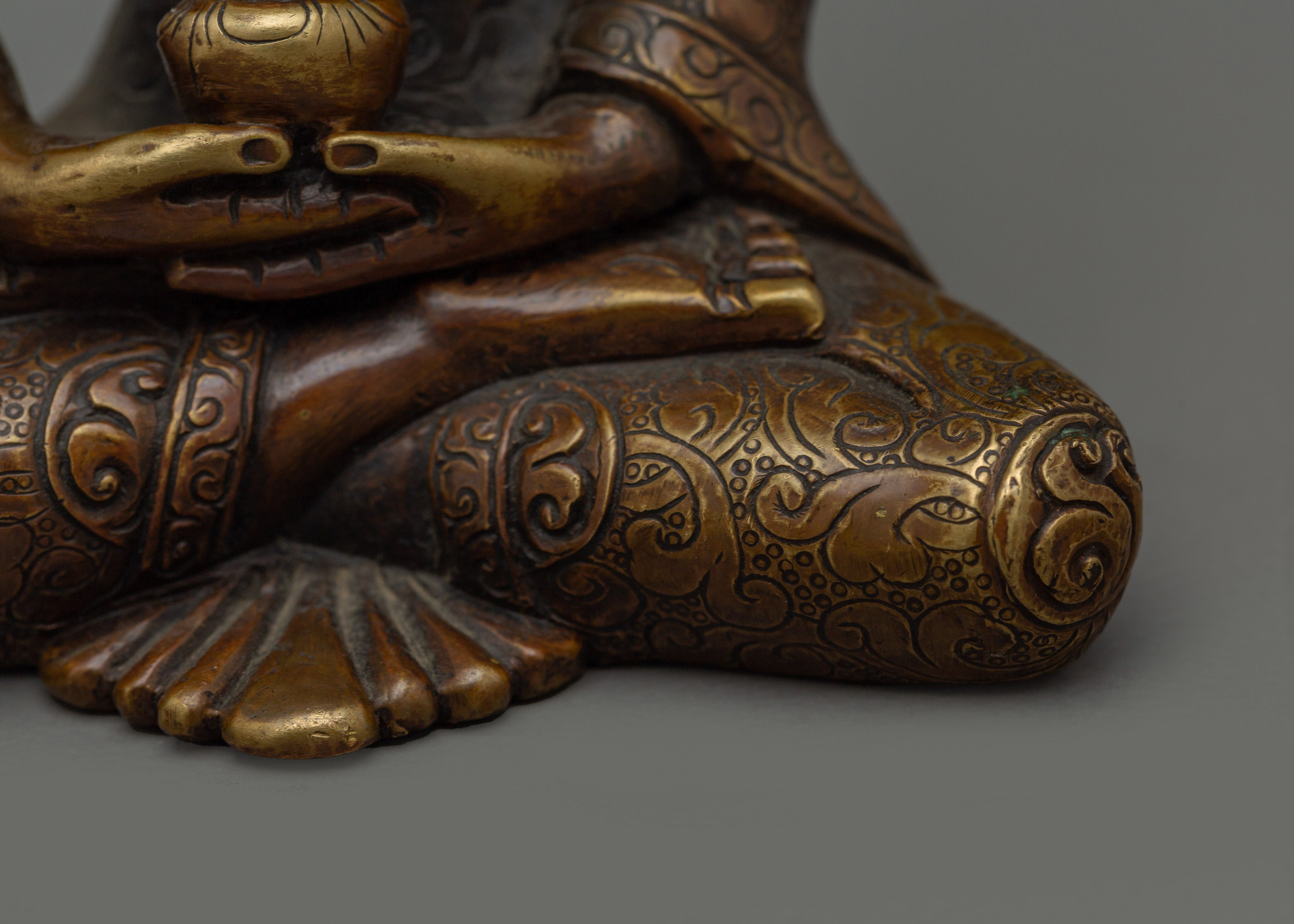 Handcrafted Divine Amitabha Buddha Sculpture | Peace and Enlightenment