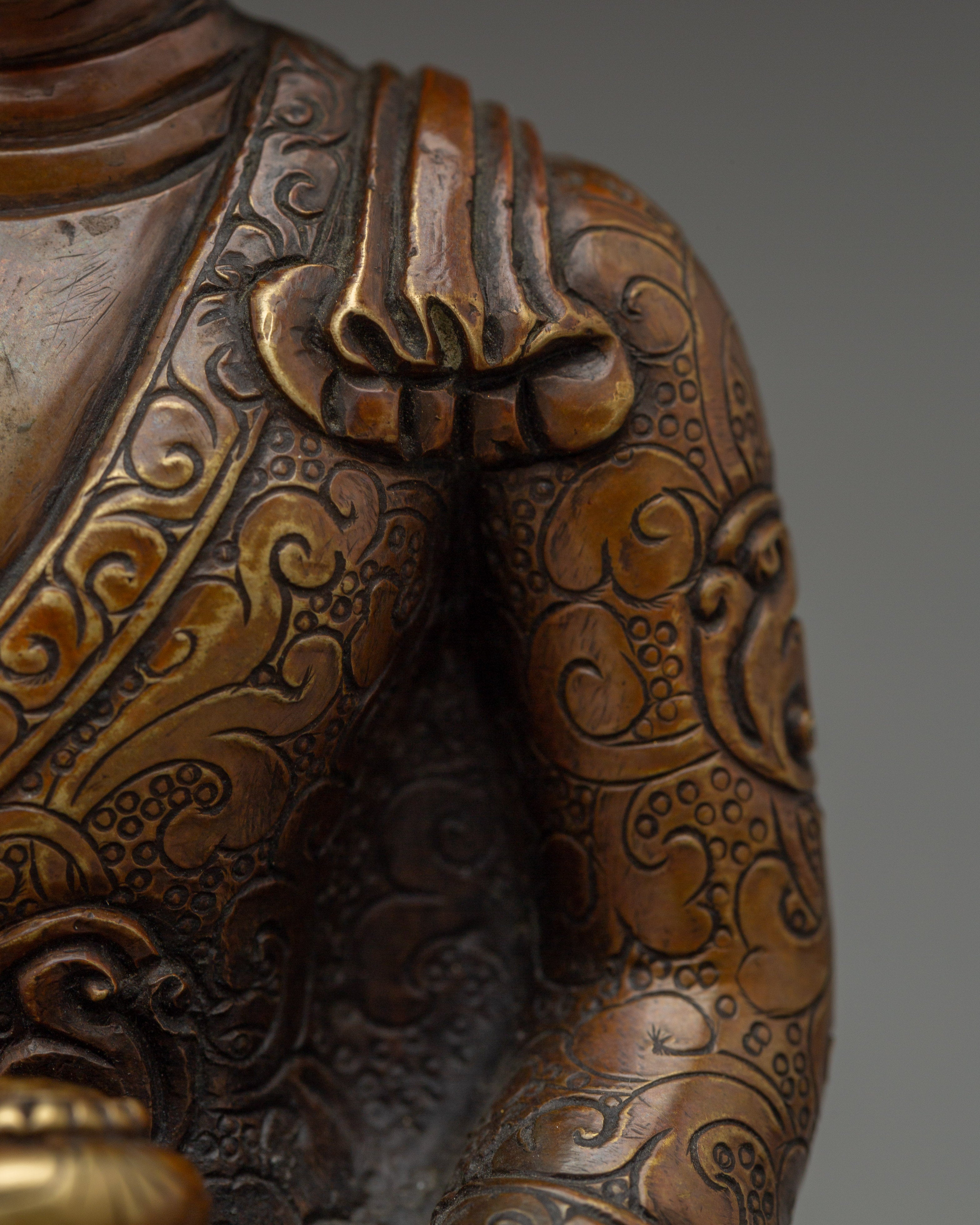 Handcrafted Divine Amitabha Buddha Sculpture | Peace and Enlightenment
