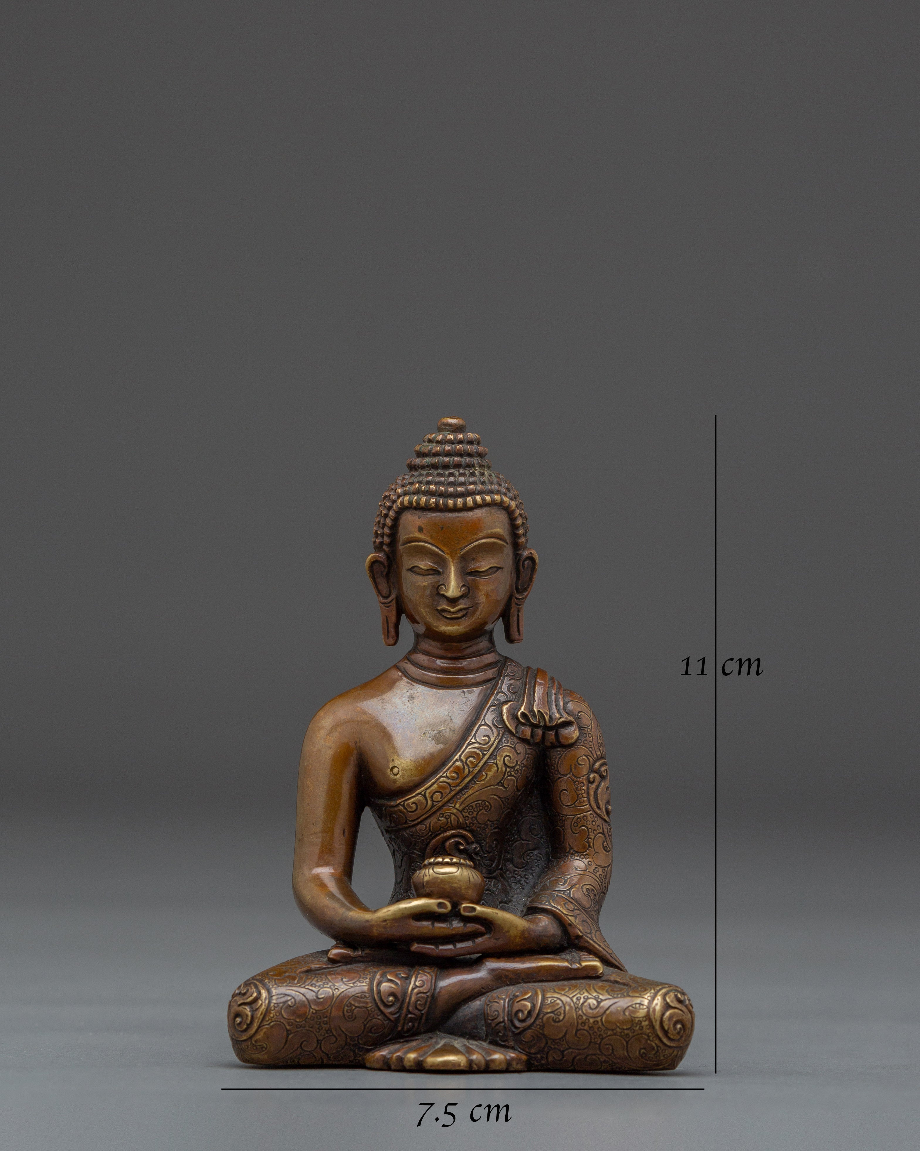 Handcrafted Divine Amitabha Buddha Sculpture | Peace and Enlightenment