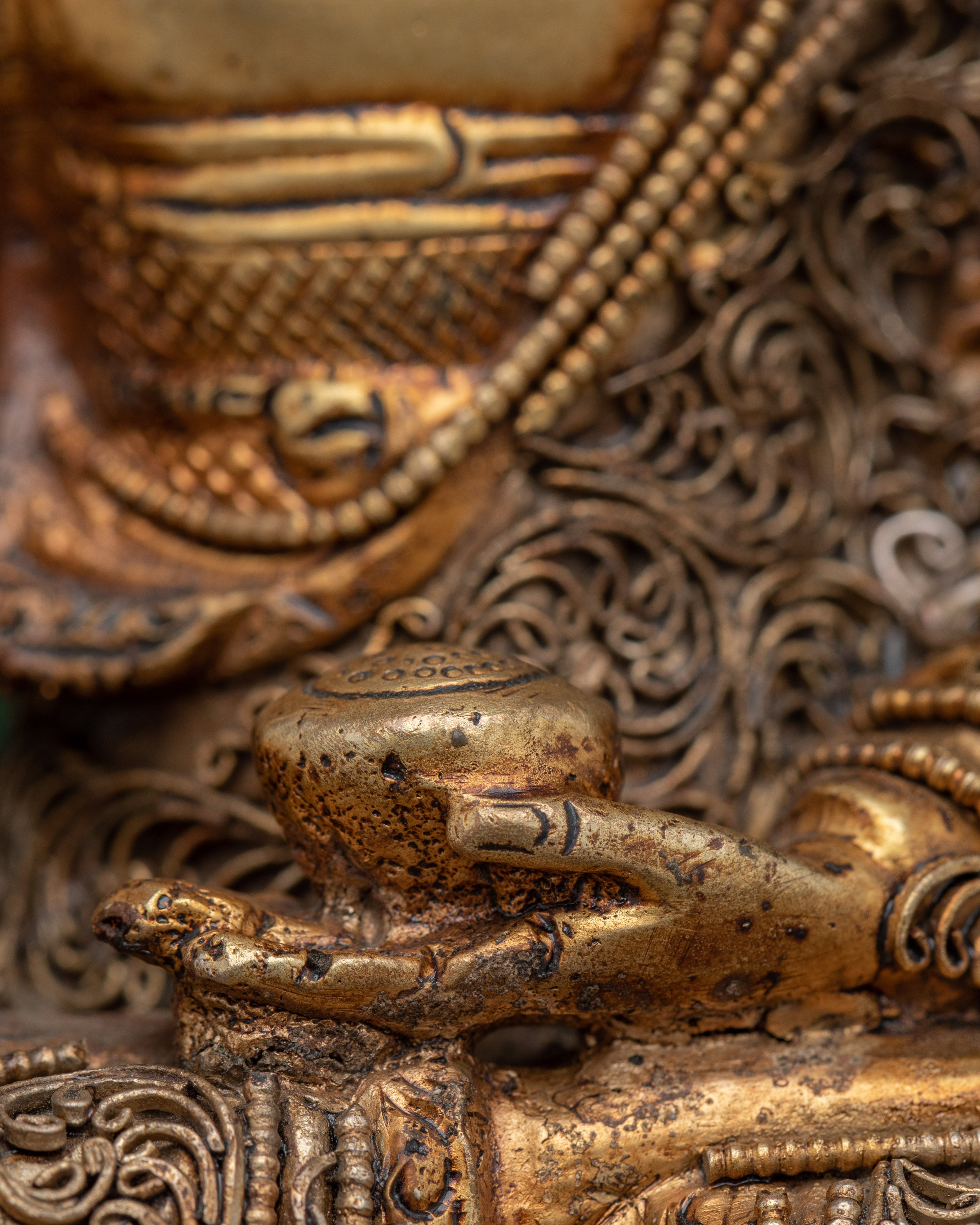 Peaceful Shakyamuni Buddha Sculpture | Spiritual Art for Meditation