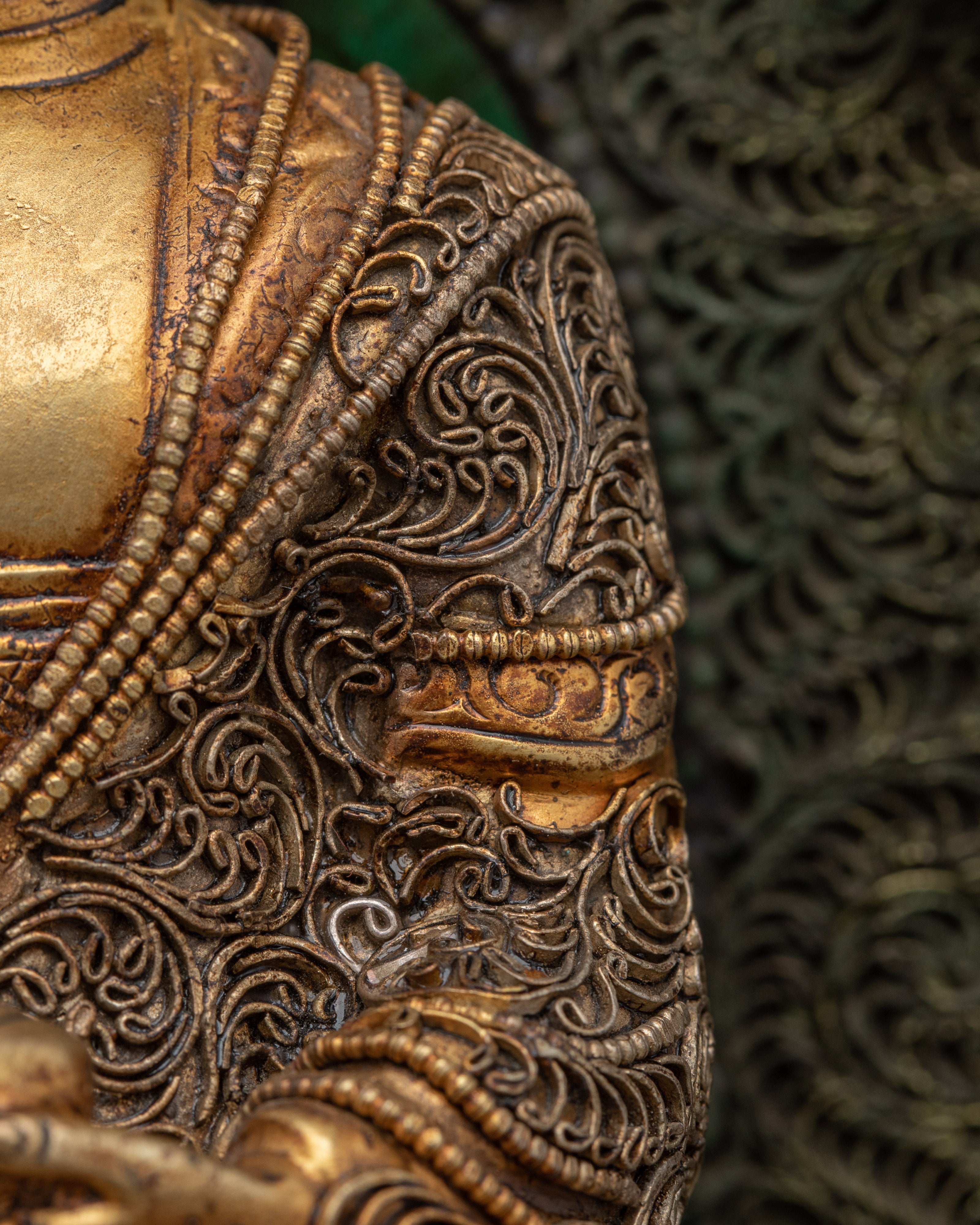 Peaceful Shakyamuni Buddha Sculpture | Spiritual Art for Meditation