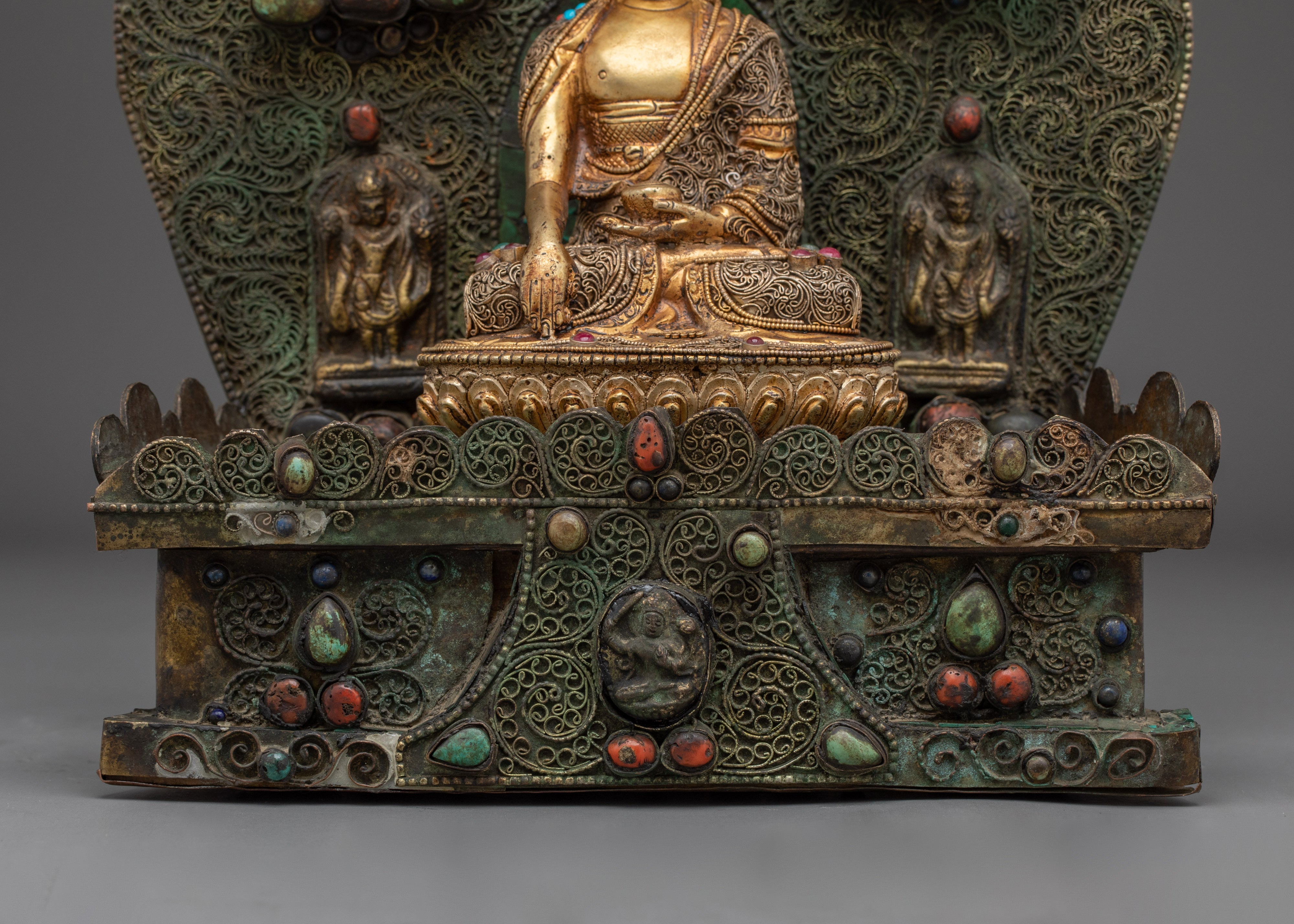 Peaceful Shakyamuni Buddha Sculpture | Spiritual Art for Meditation