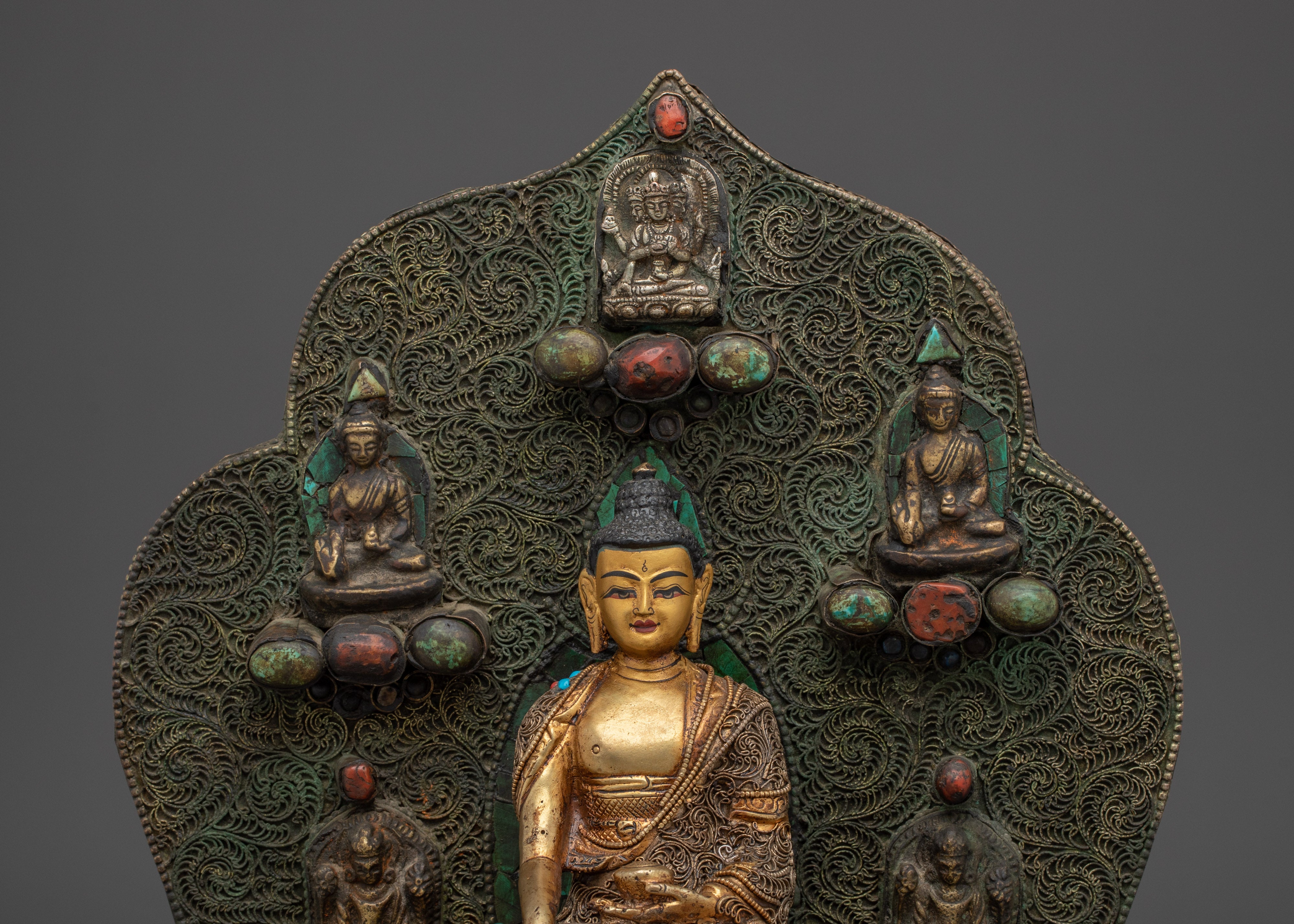 Peaceful Shakyamuni Buddha Sculpture | Spiritual Art for Meditation