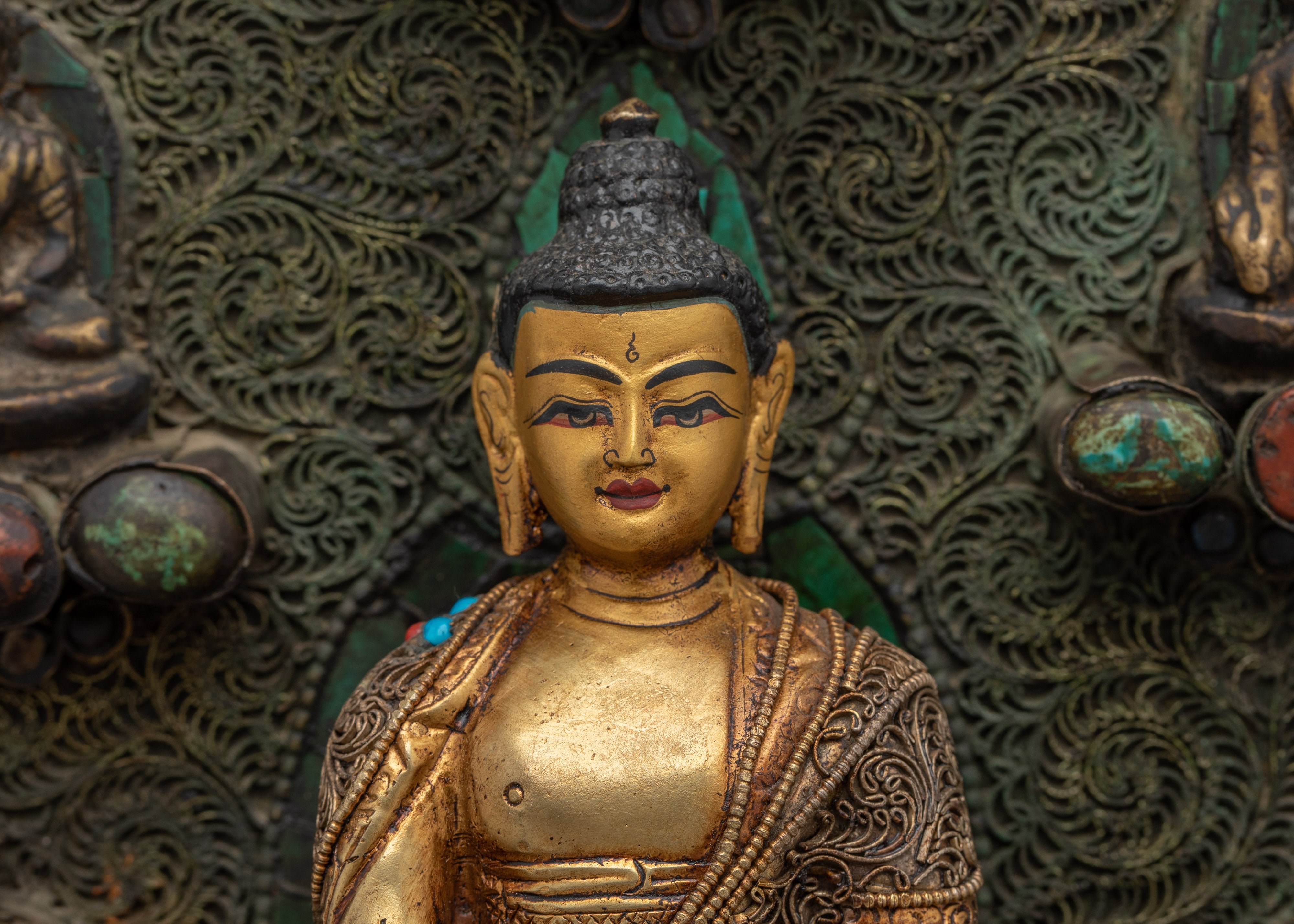 Peaceful Shakyamuni Buddha Sculpture | Spiritual Art for Meditation