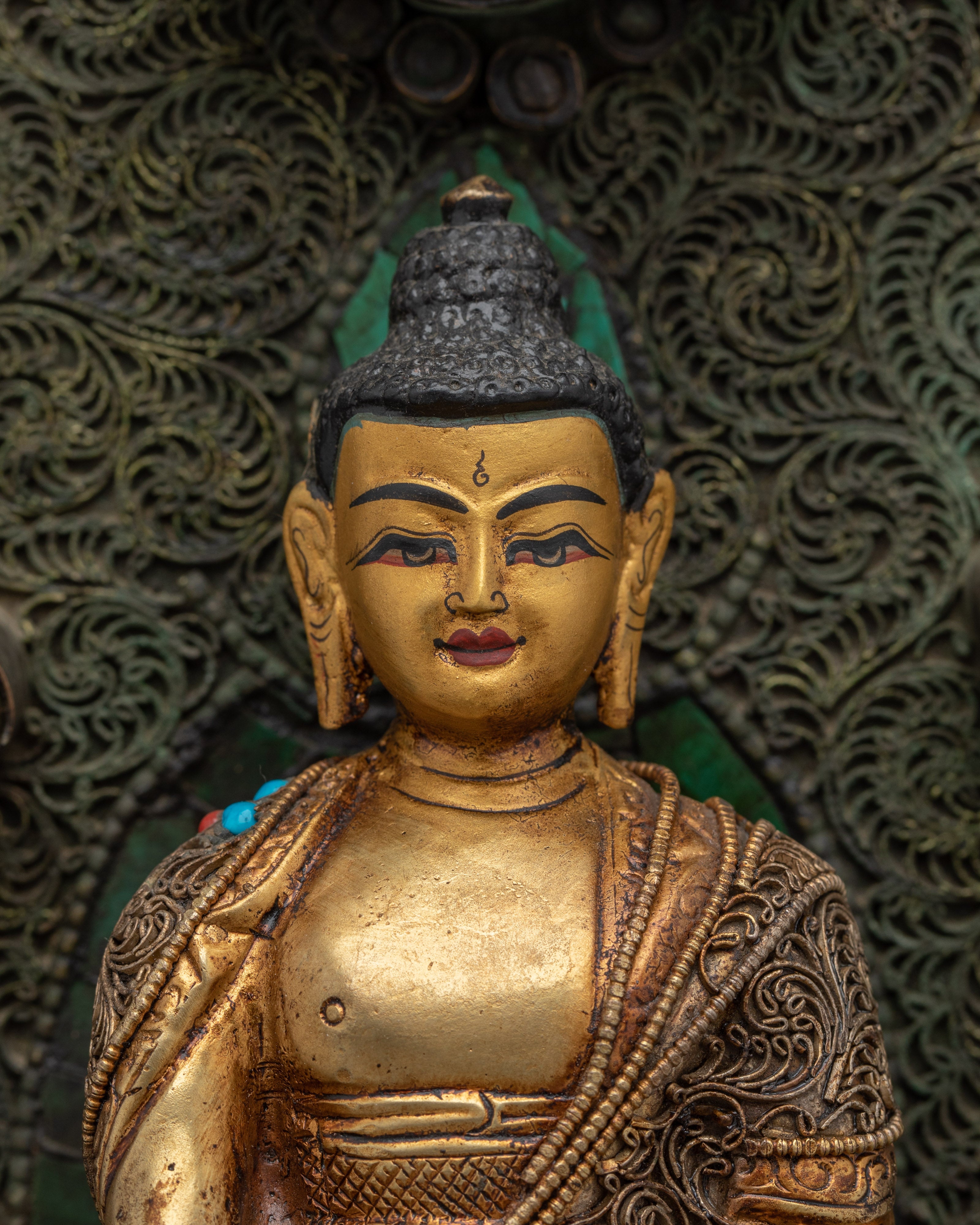 Peaceful Shakyamuni Buddha Sculpture | Spiritual Art for Meditation