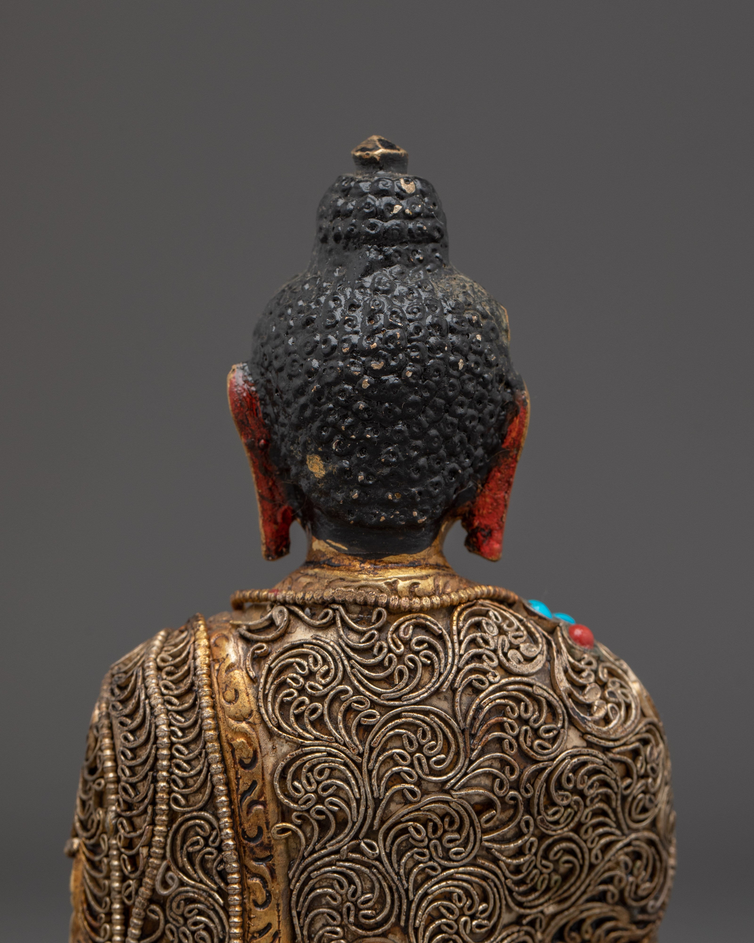 Peaceful Shakyamuni Buddha Sculpture | Spiritual Art for Meditation