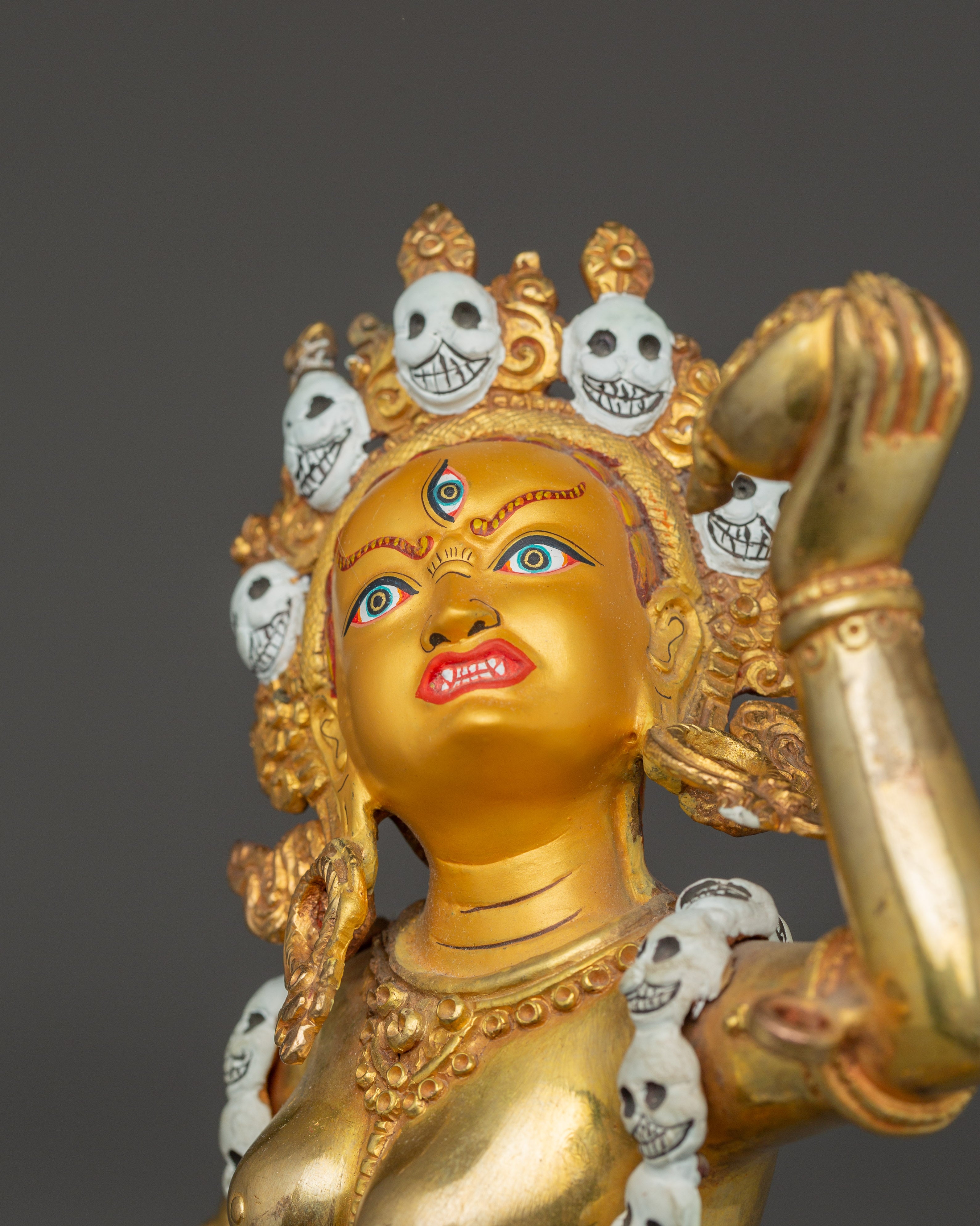 Buddhist Dakini Vajrayogini statue | The Fierce Wisdom Dakini of Tibetan Buddhism