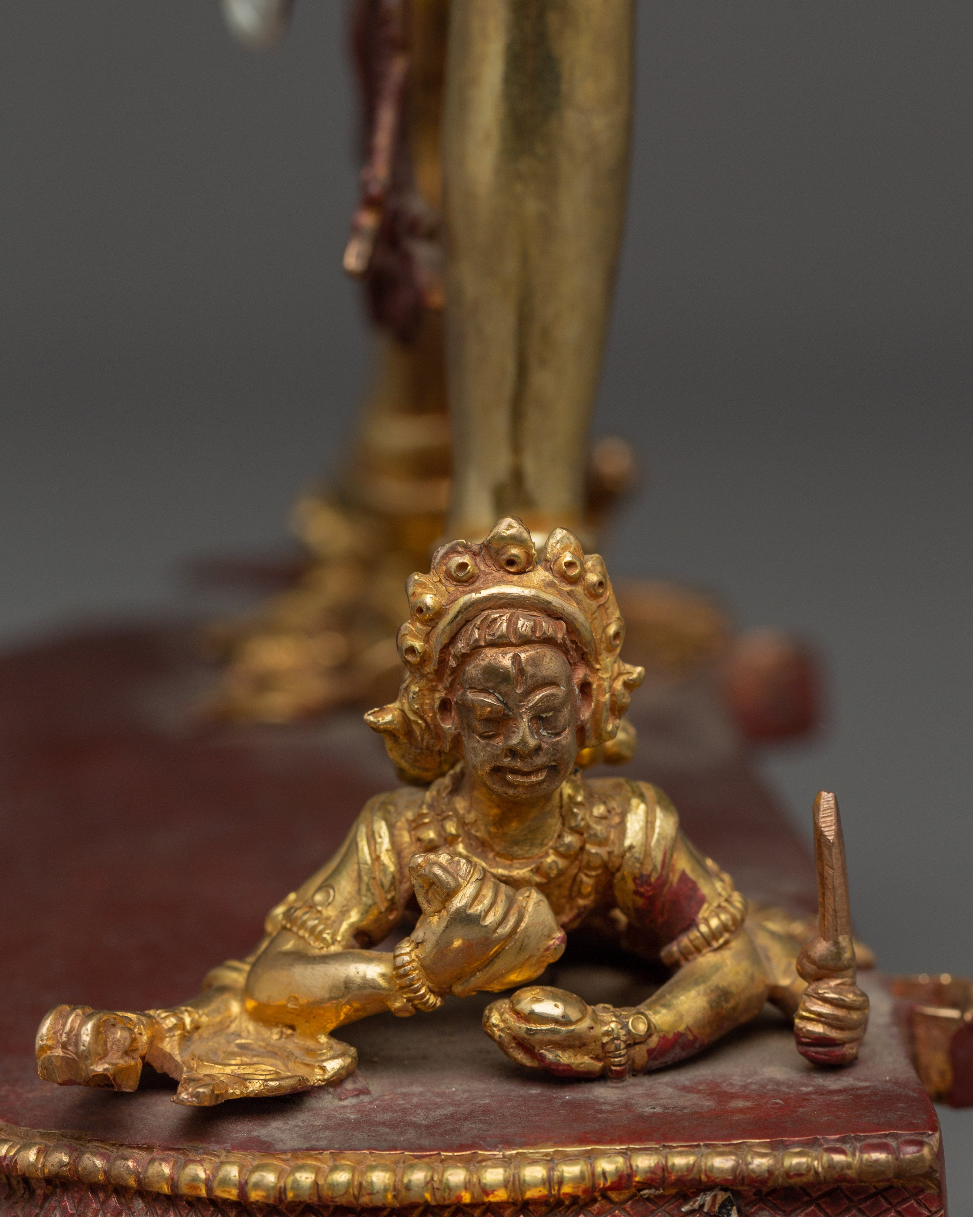 Buddhist Dakini Vajrayogini statue | The Fierce Wisdom Dakini of Tibetan Buddhism