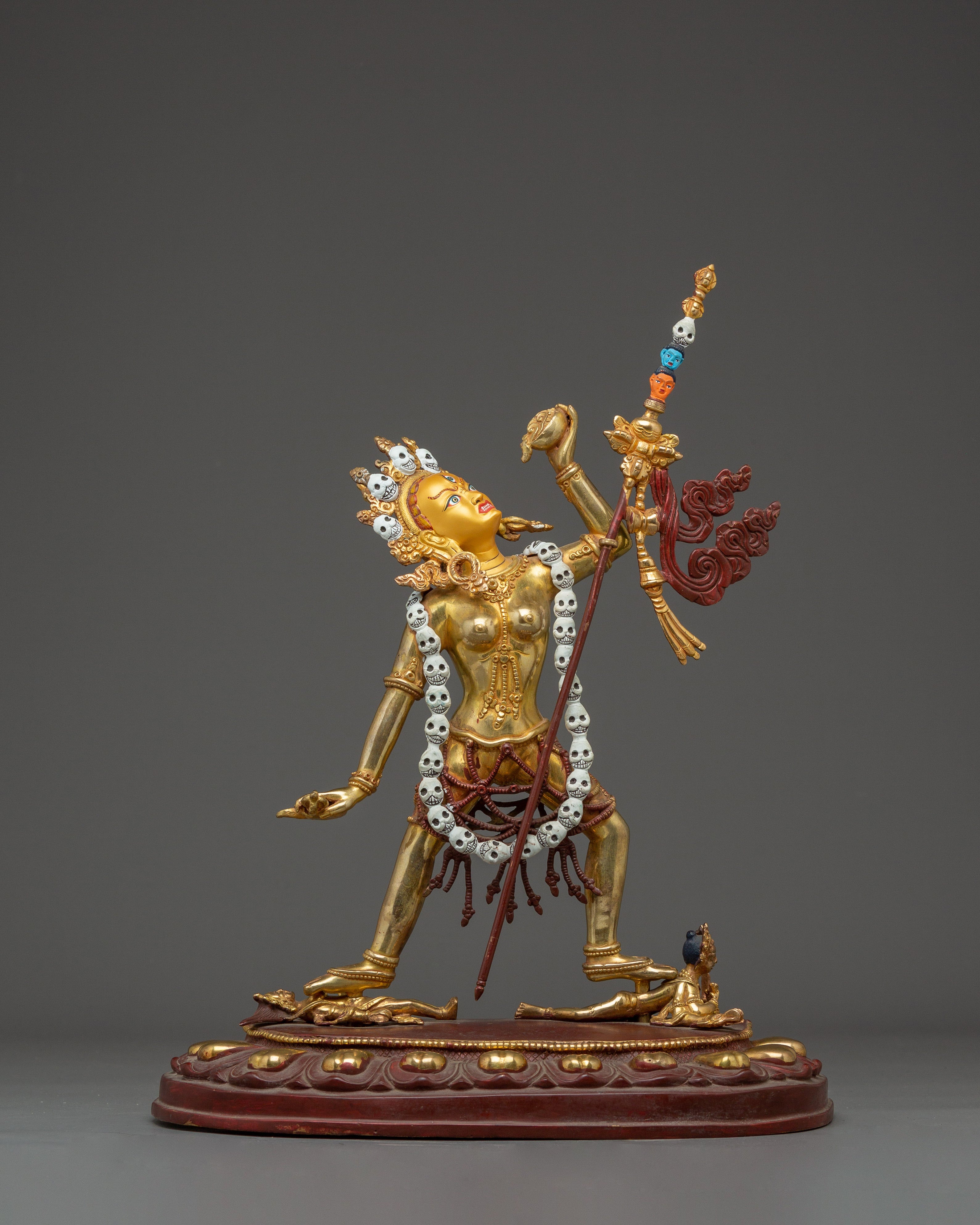 Buddhist Dakini Vajrayogini statue | The Fierce Wisdom Dakini of Tibetan Buddhism