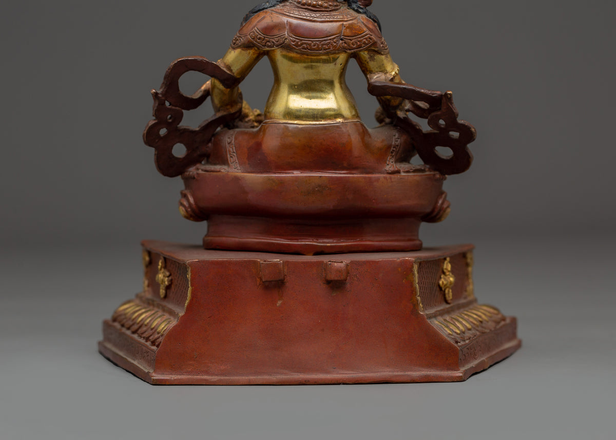 Dzambhala with Throne | Colorful Throne