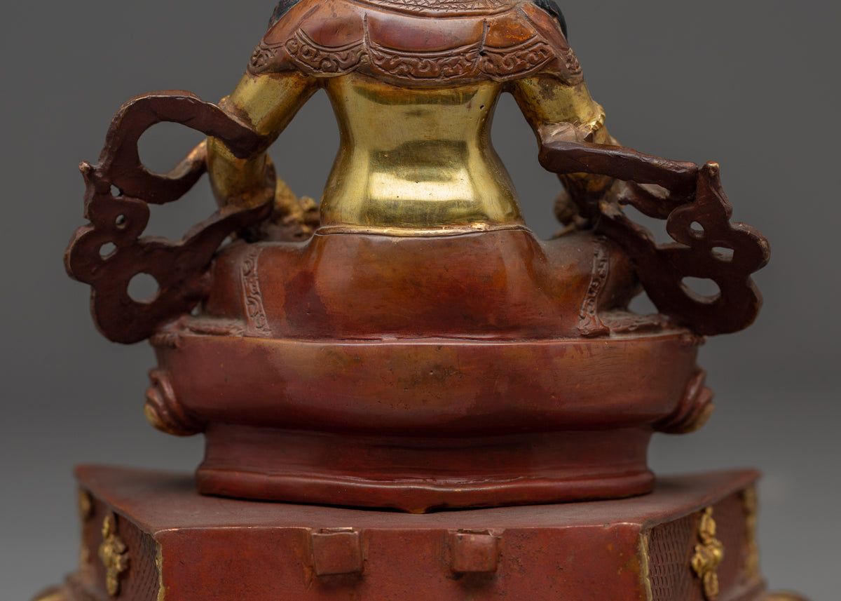 Dzambhala with Throne | Colorful Throne