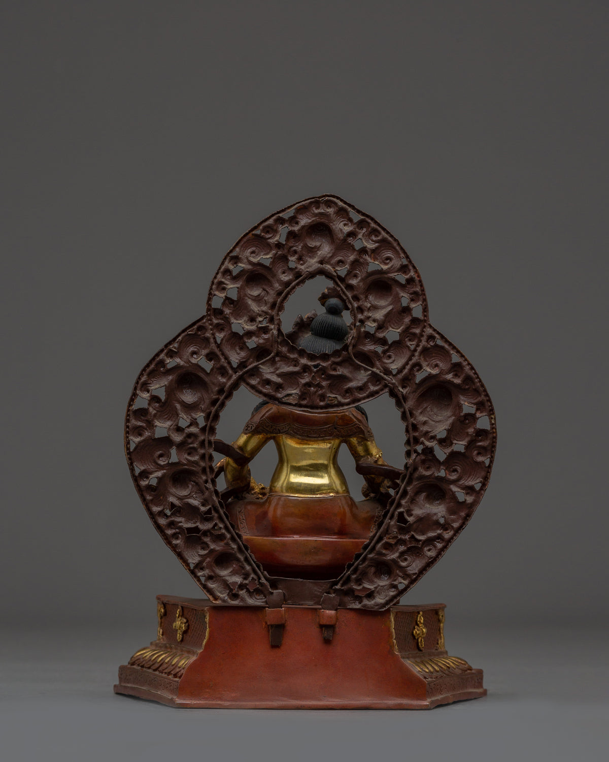 Dzambhala with Throne | Colorful Throne