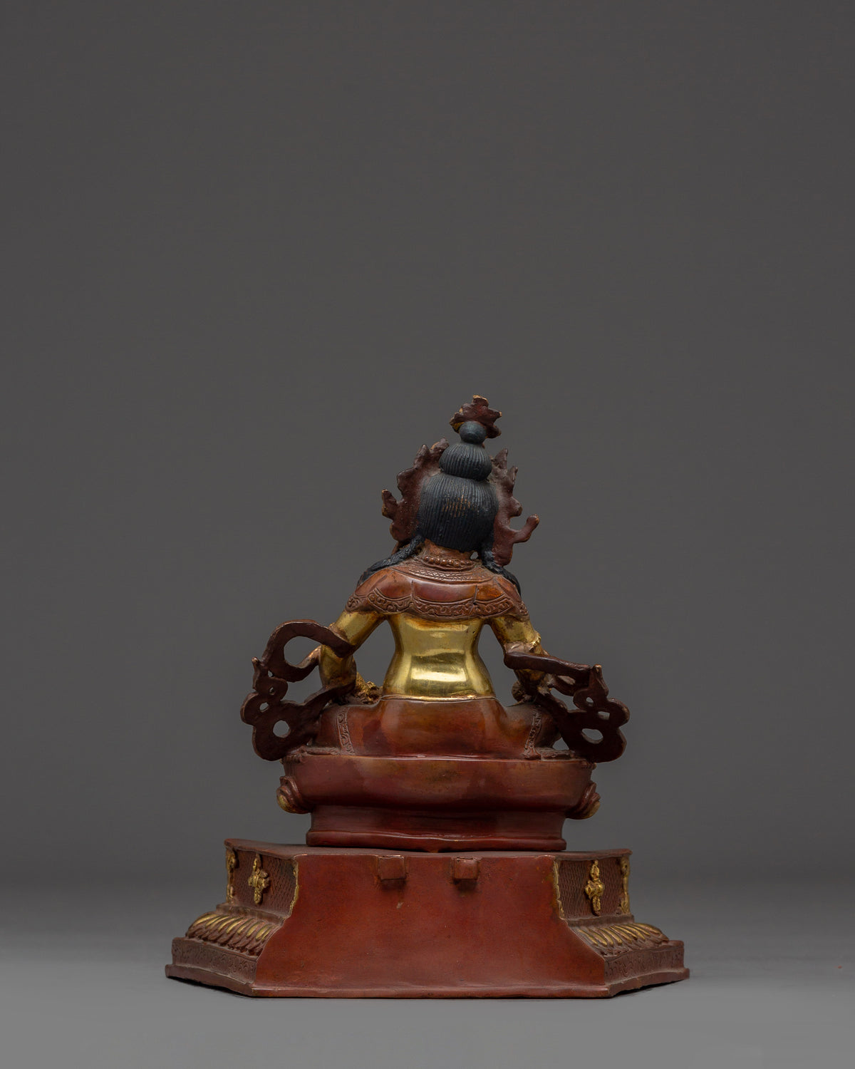 Dzambhala with Throne | Colorful Throne