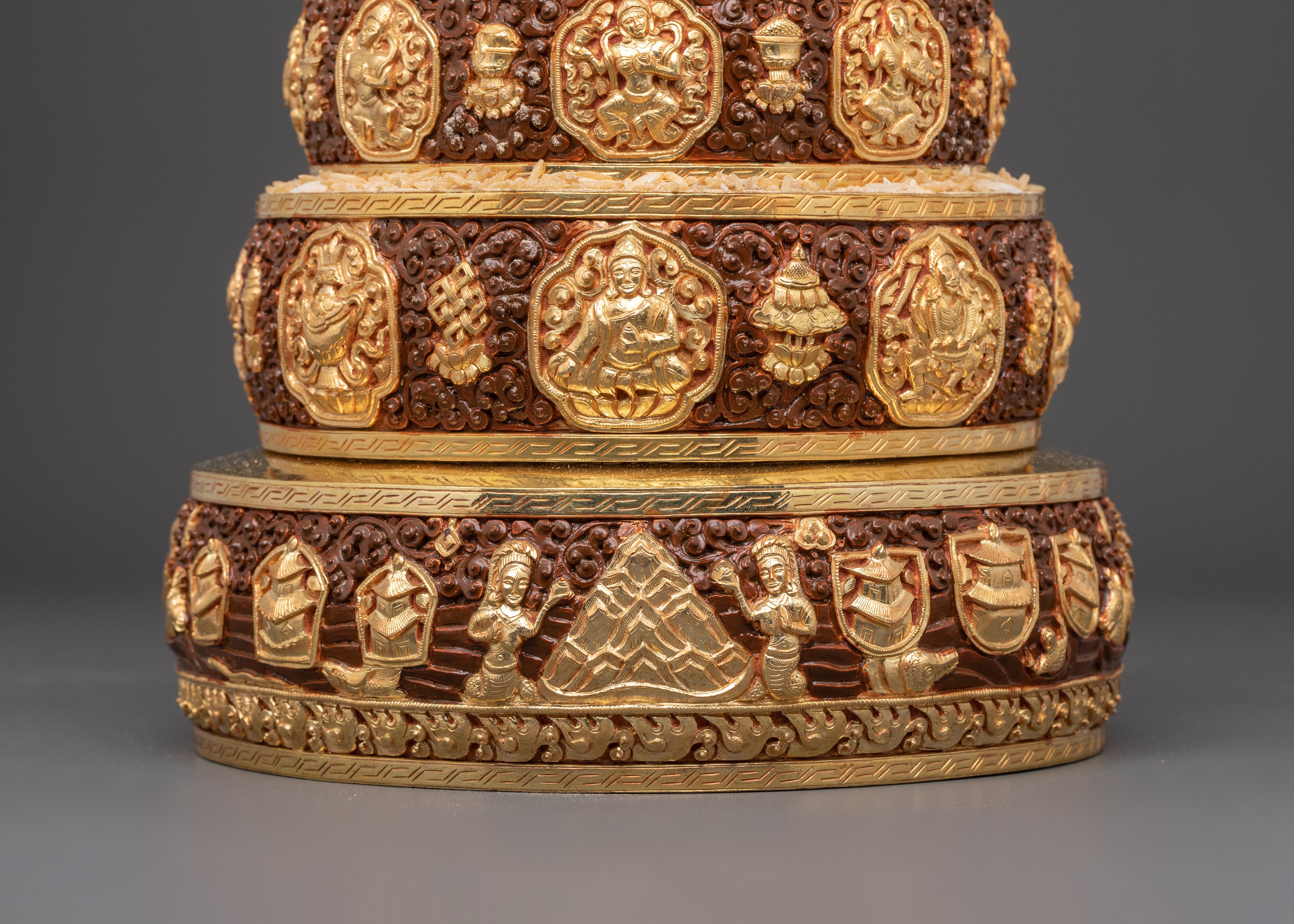 Buddhist Altar Mandala Set | Mandala Offering Set for Rituals, Meditation, and Sacred Decor
