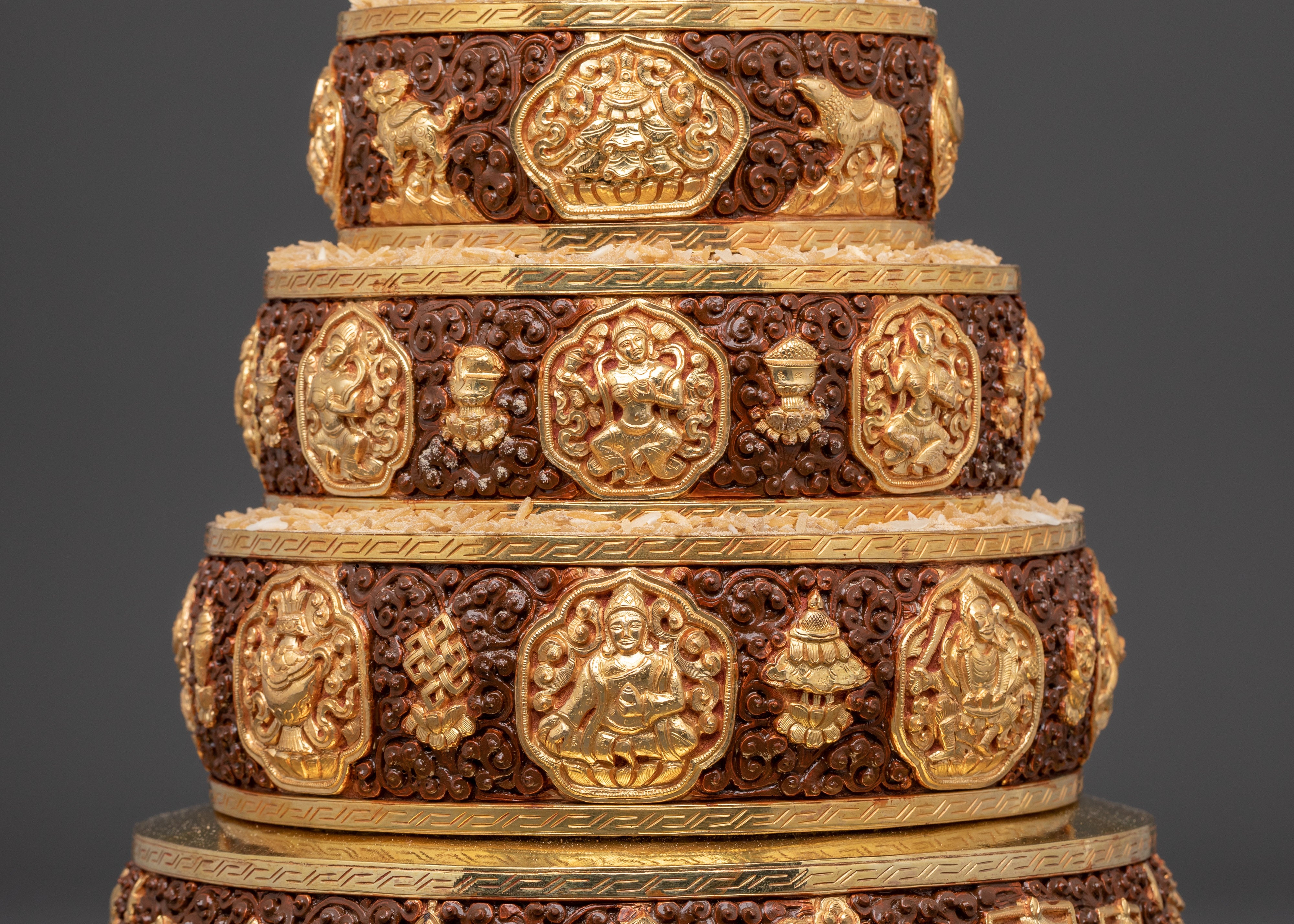 Buddhist Altar Mandala Set | Mandala Offering Set for Rituals, Meditation, and Sacred Decor