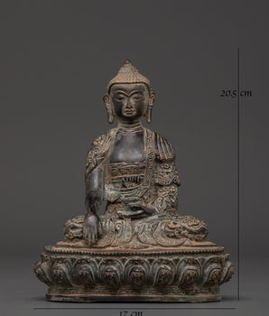 Three Buddha Statue Set | Handcrafted Buddhist Figurines for Zen Altar Decor