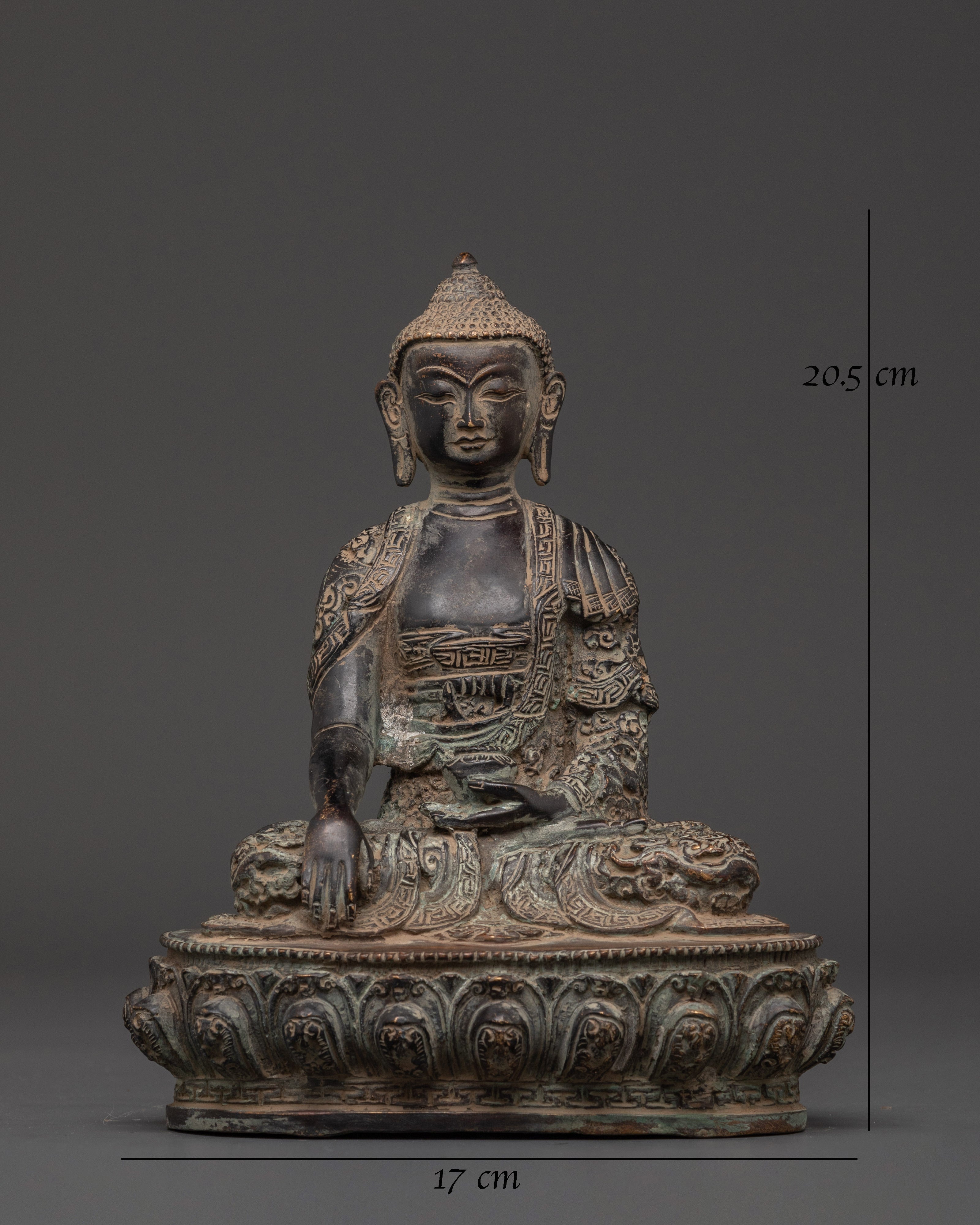 Three Buddha Statue Set | Handcrafted Buddhist Figurines for Zen Altar Decor
