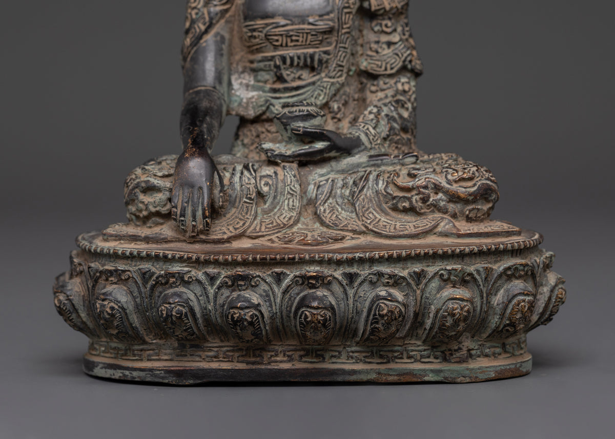 Three Buddha Statue Set | Handcrafted Buddhist Figurines for Zen Altar Decor