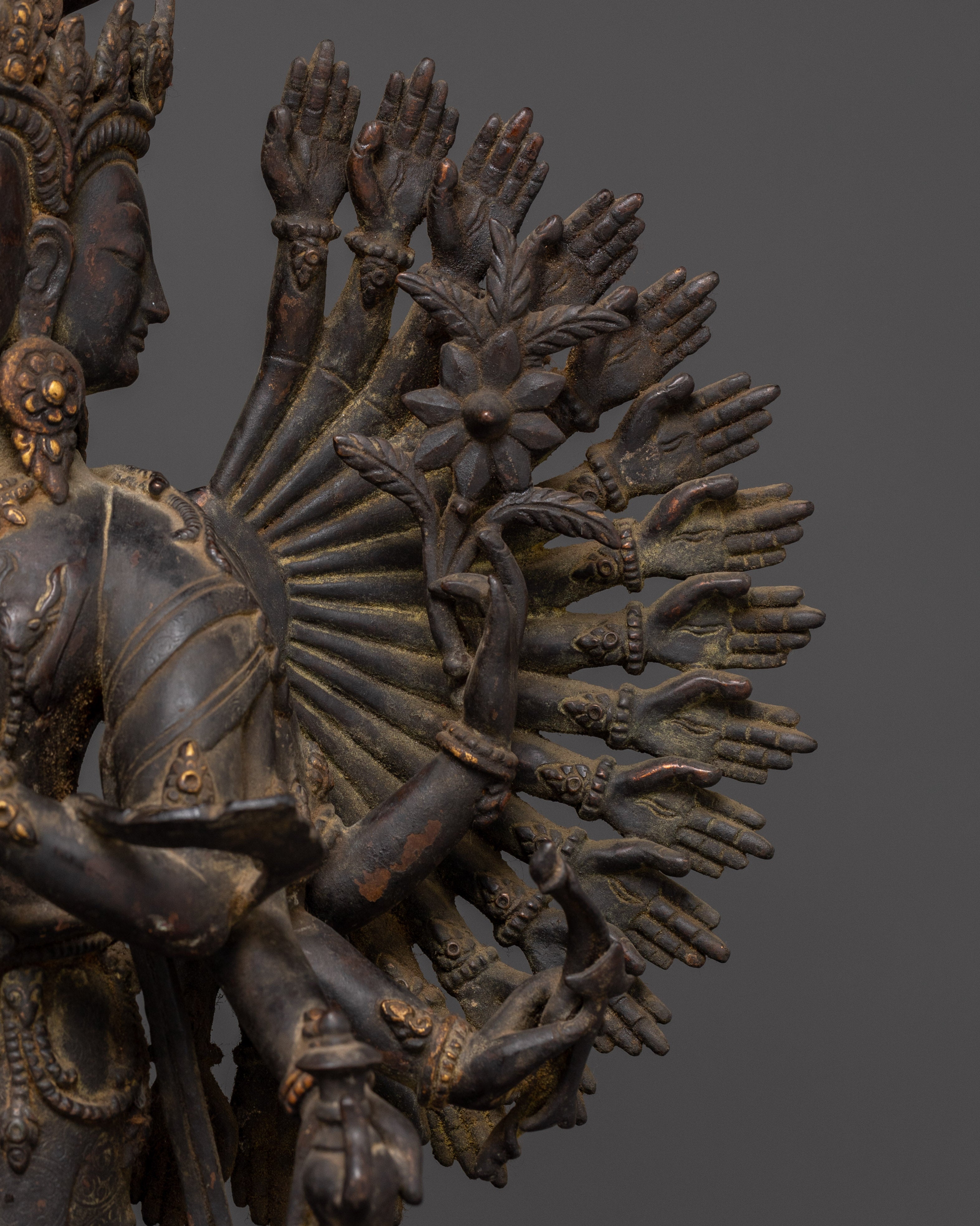1000 Armed chenrezig Compassion Deity | Sculpture for Altar & Devotion