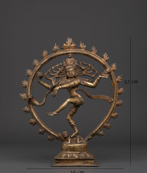Brass Natraj Statue | Nataraja Dancing Shiva