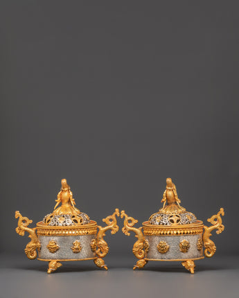 handcrafted-tibetan-incense-burner-set