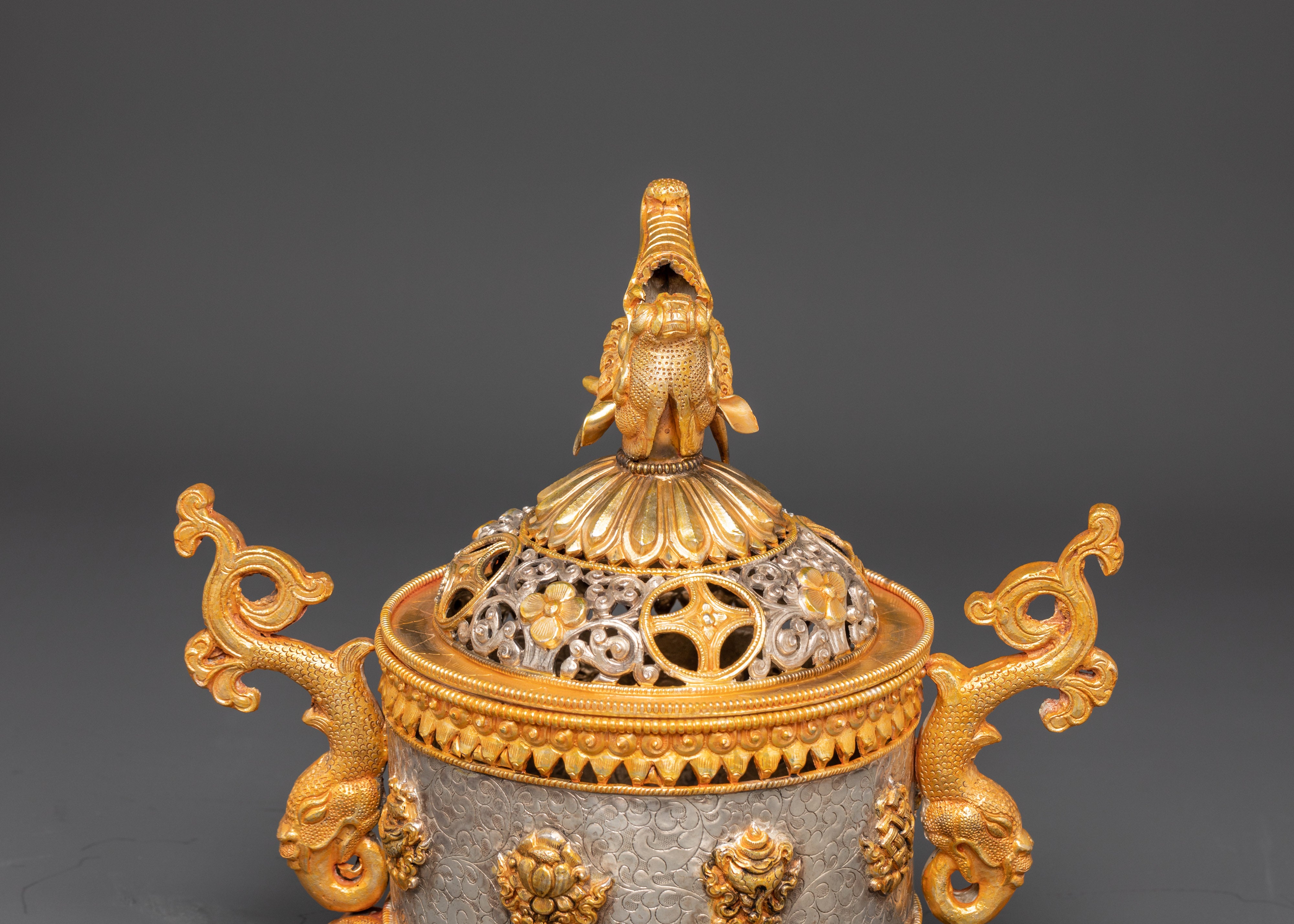 Sacred Copper Incense Burner Set | Perfect for Buddhist Rituals