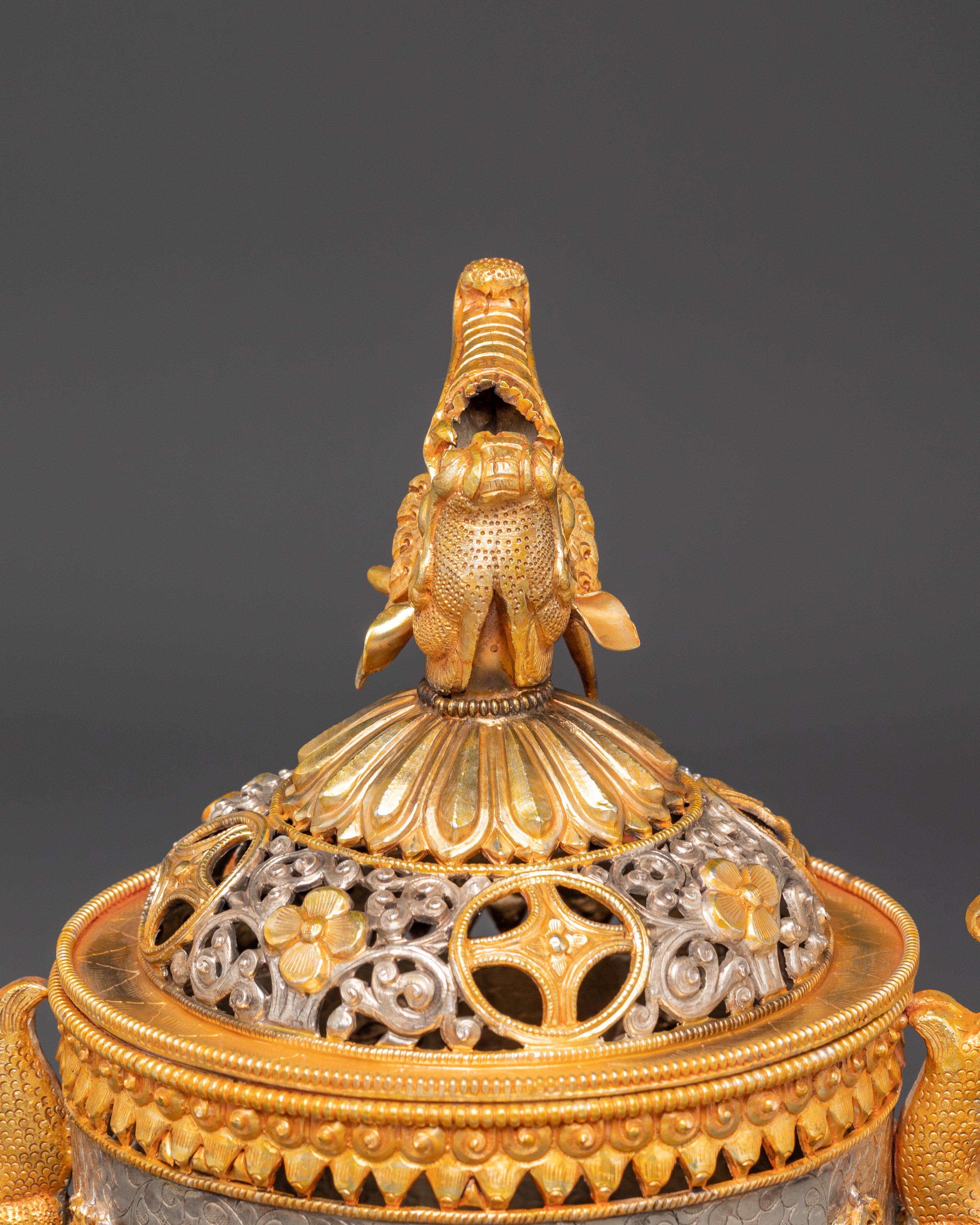 Sacred Copper Incense Burner Set | Perfect for Buddhist Rituals