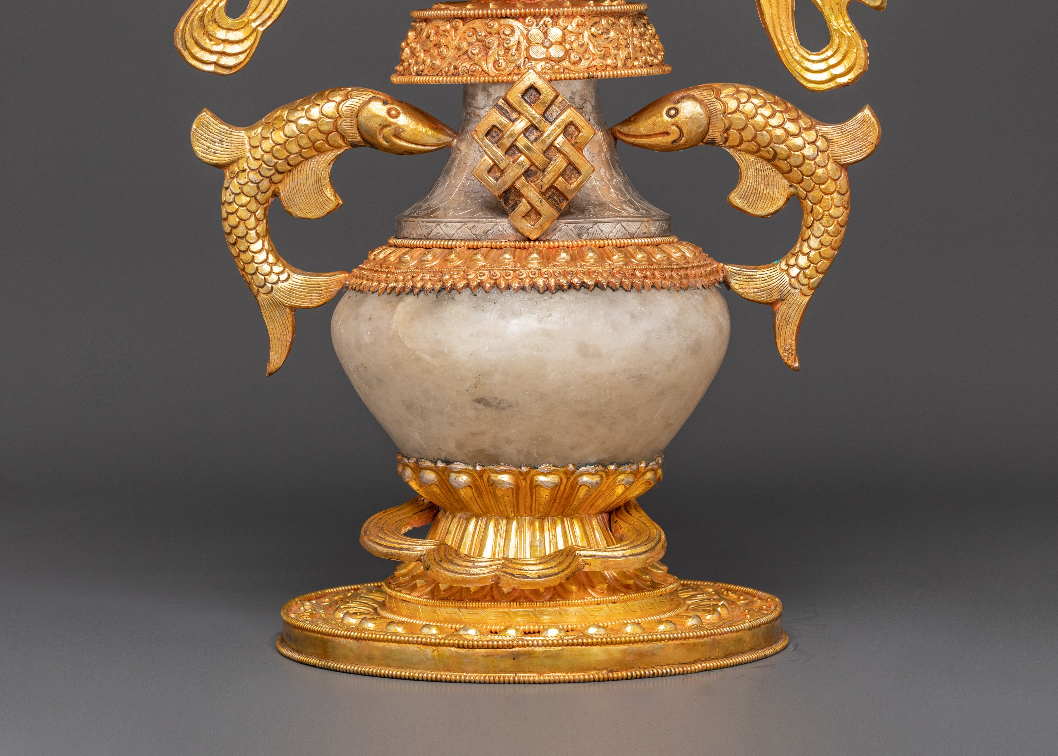Water Offerings Ashtamangala Pot Set | Tibetan Spiritual Sacred Pot