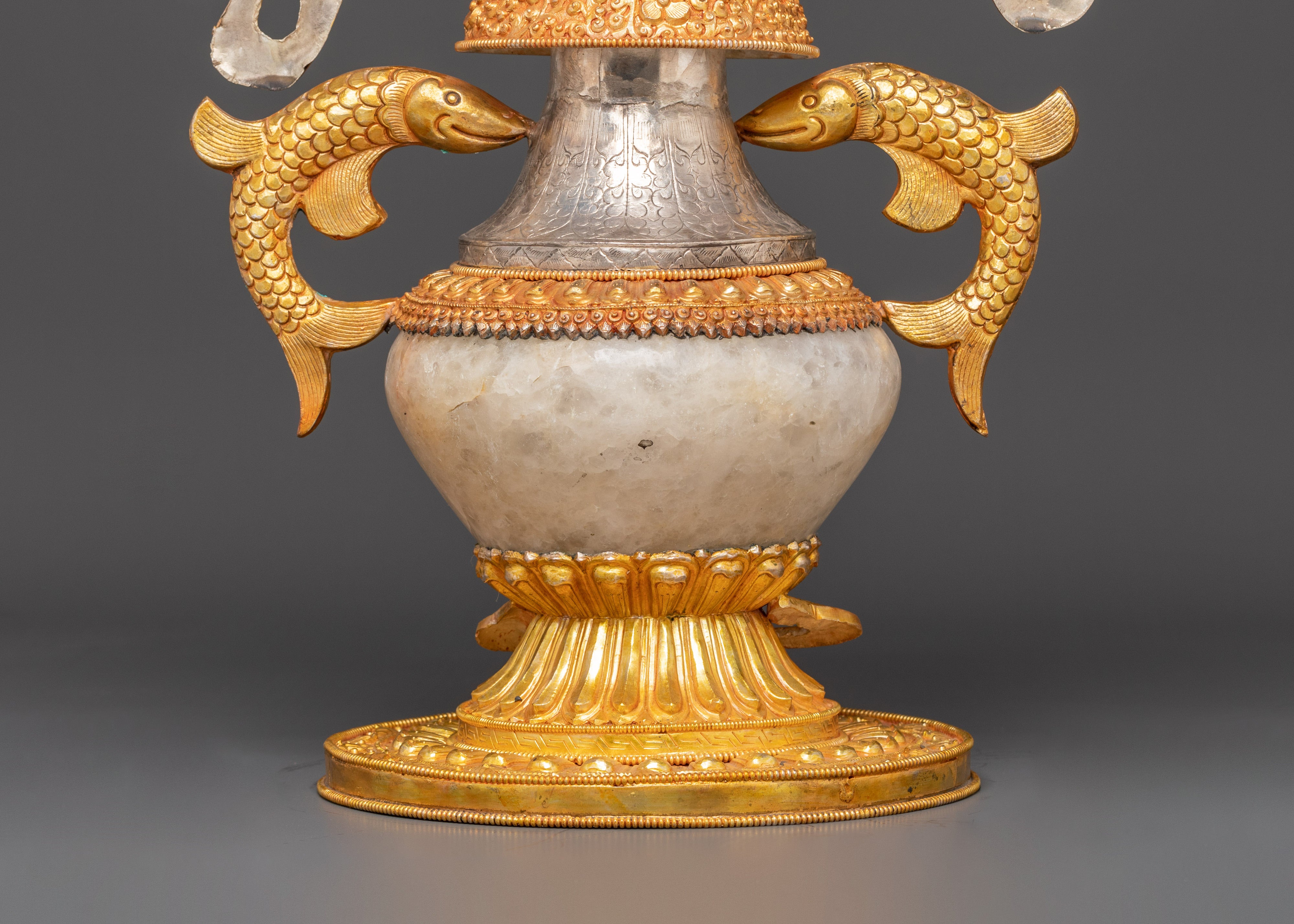 Water Offerings Ashtamangala Pot Set | Tibetan Spiritual Sacred Pot