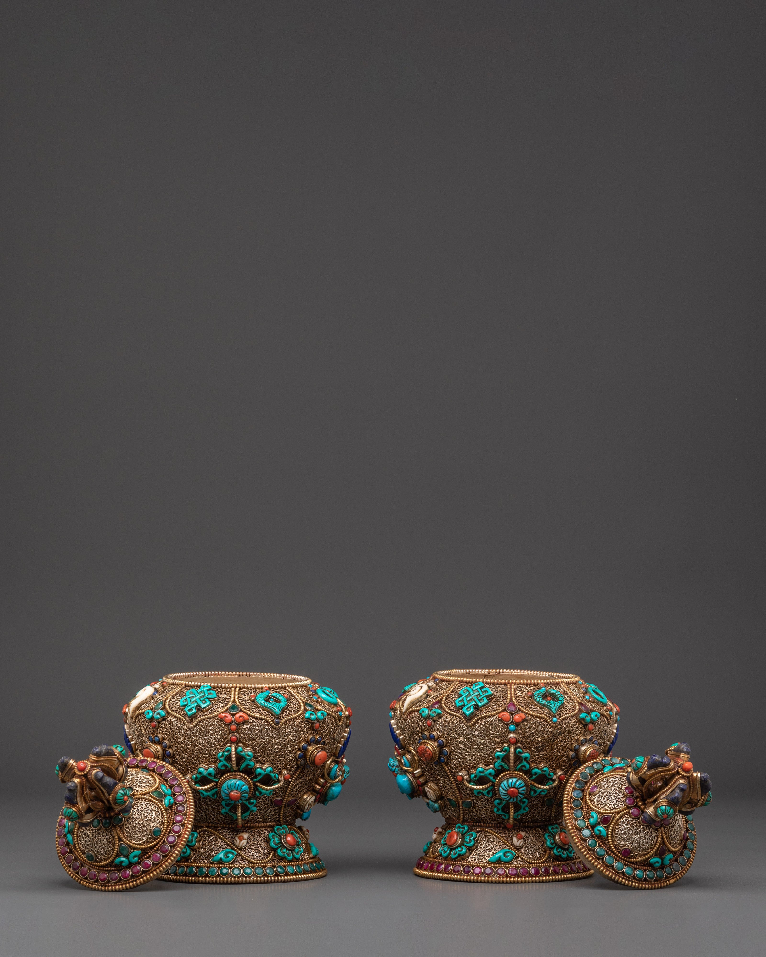 Himalayan Dhupur Rice Pot | Buddhist Ritual Offering Bowl