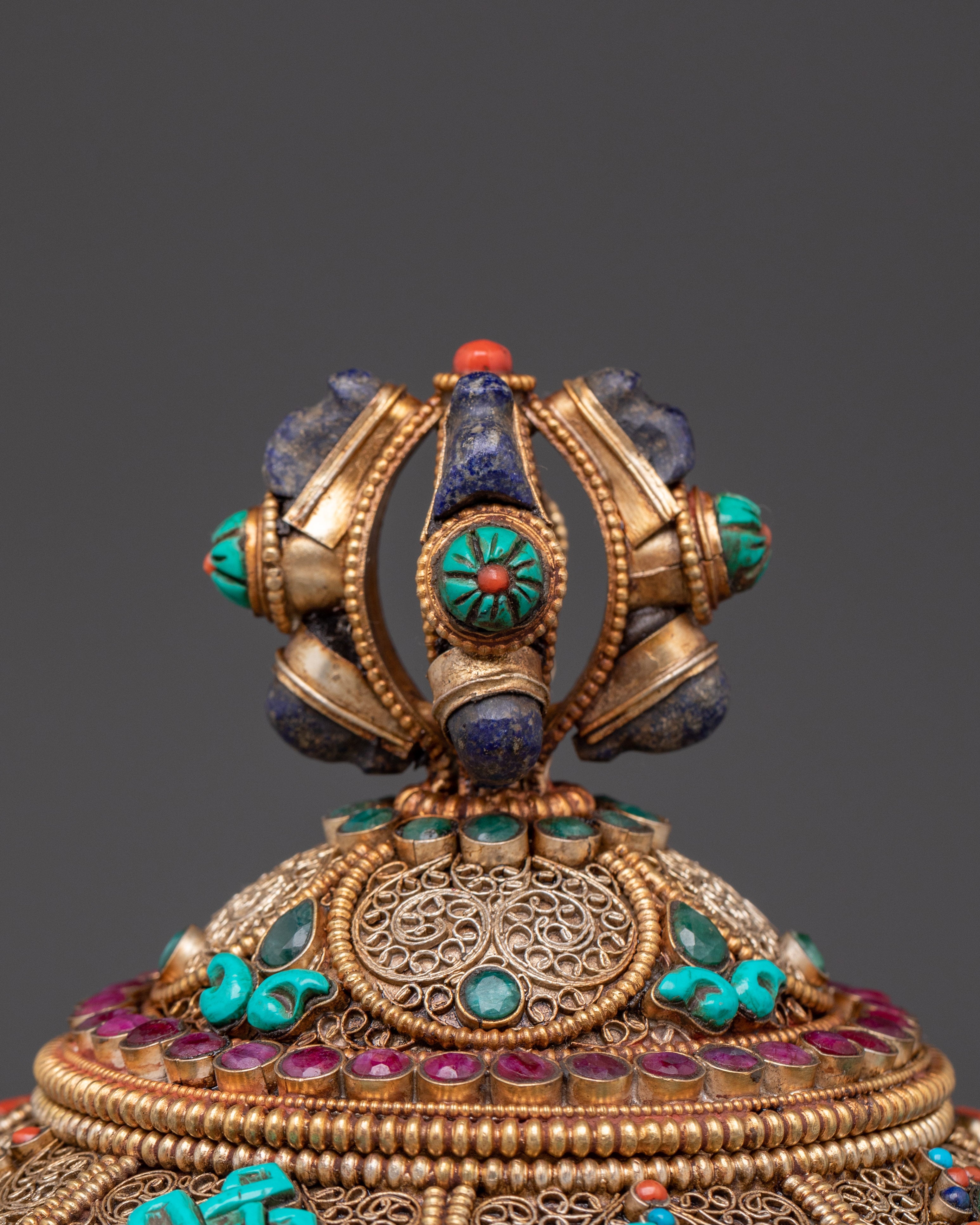 Himalayan Dhupur Rice Pot | Buddhist Ritual Offering Bowl