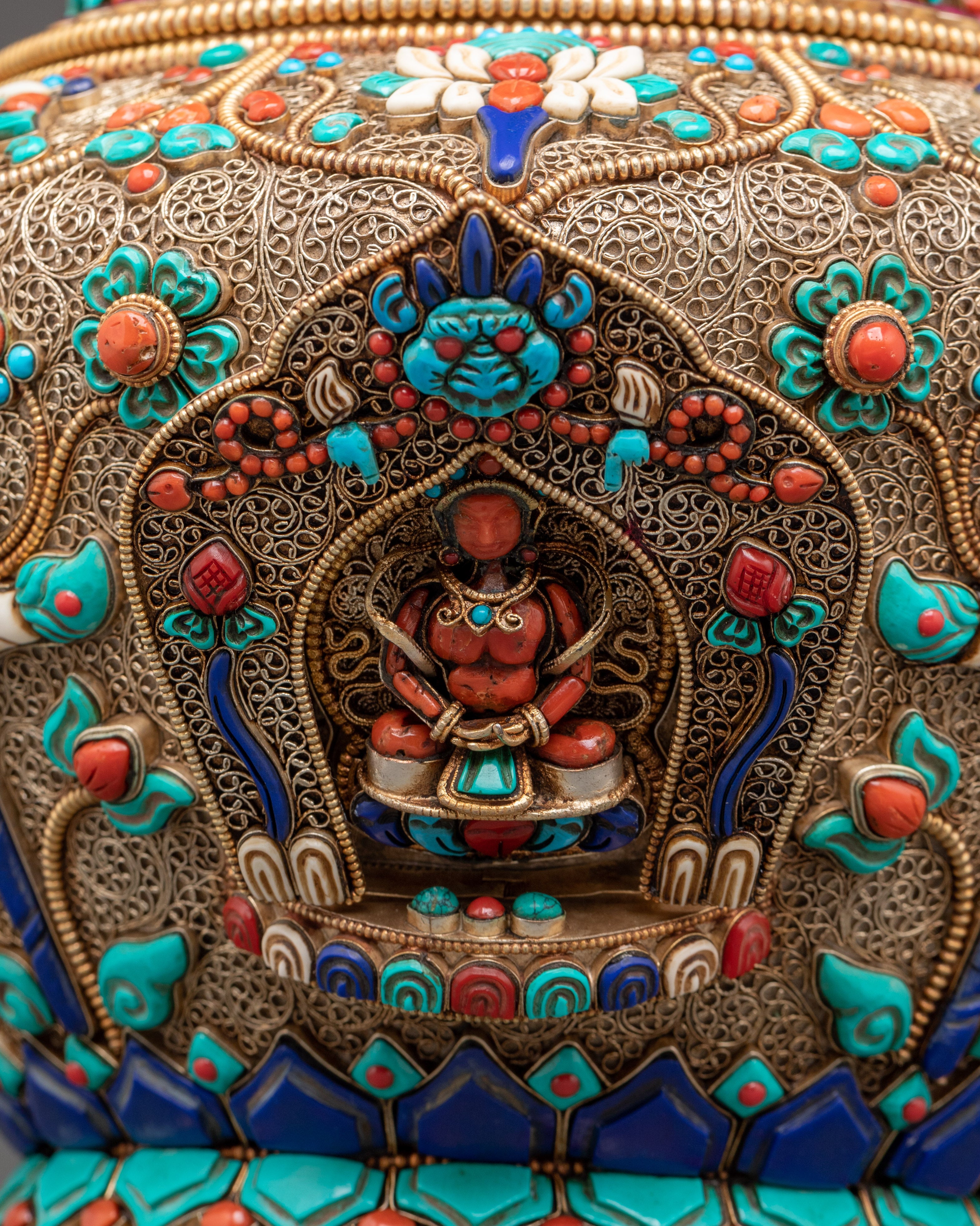 Himalayan Dhupur Rice Pot | Spiritual Altar Decor for Rituals