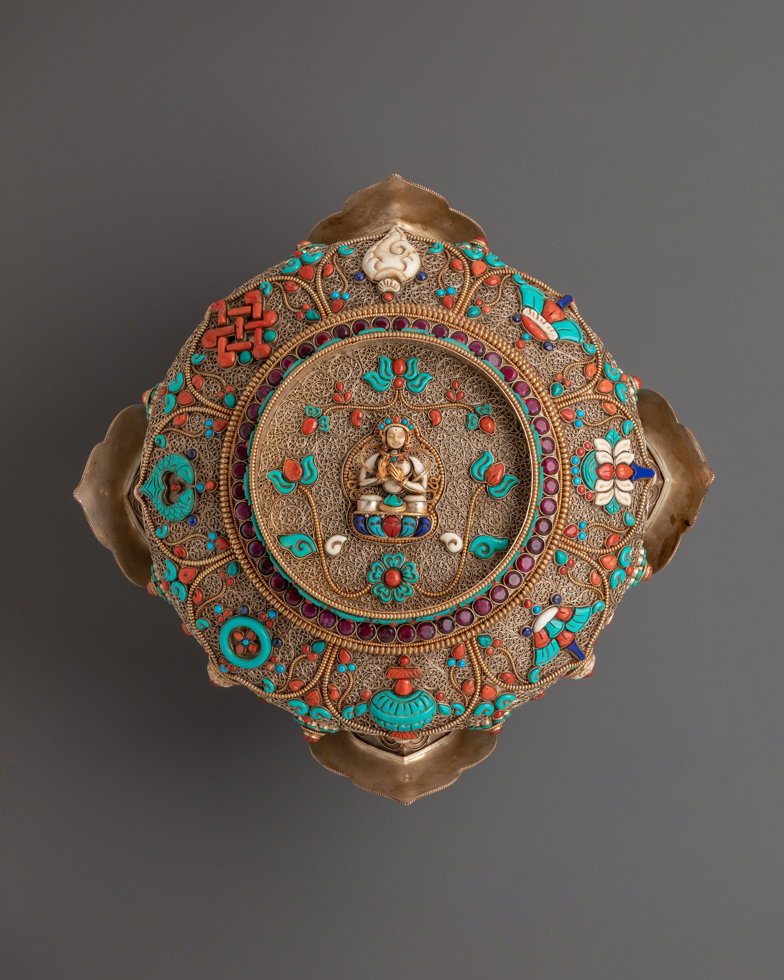 Himalayan Dhupur Rice Pot | Spiritual Altar Decor for Rituals