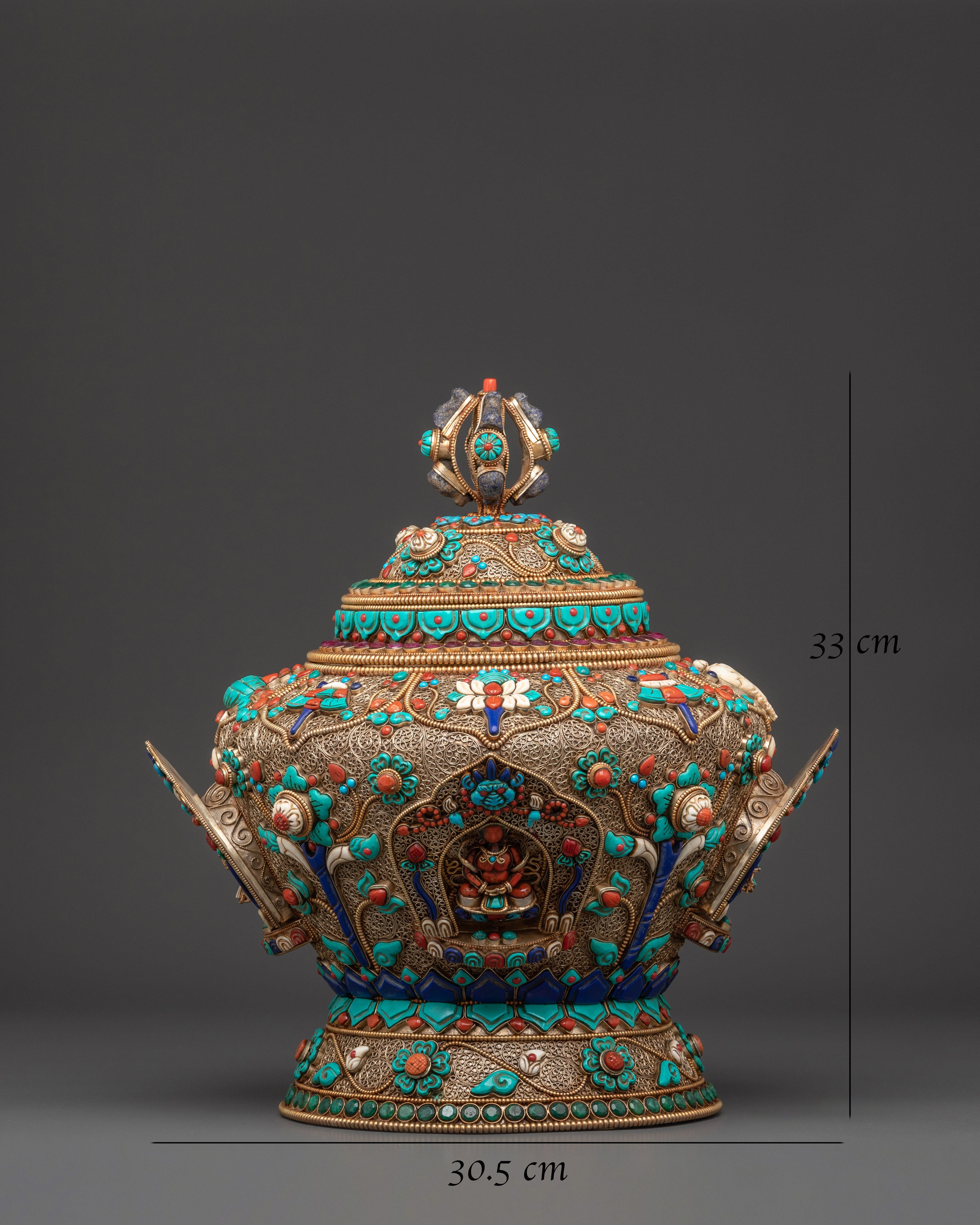 Himalayan Dhupur Rice Pot | Spiritual Altar Decor for Rituals