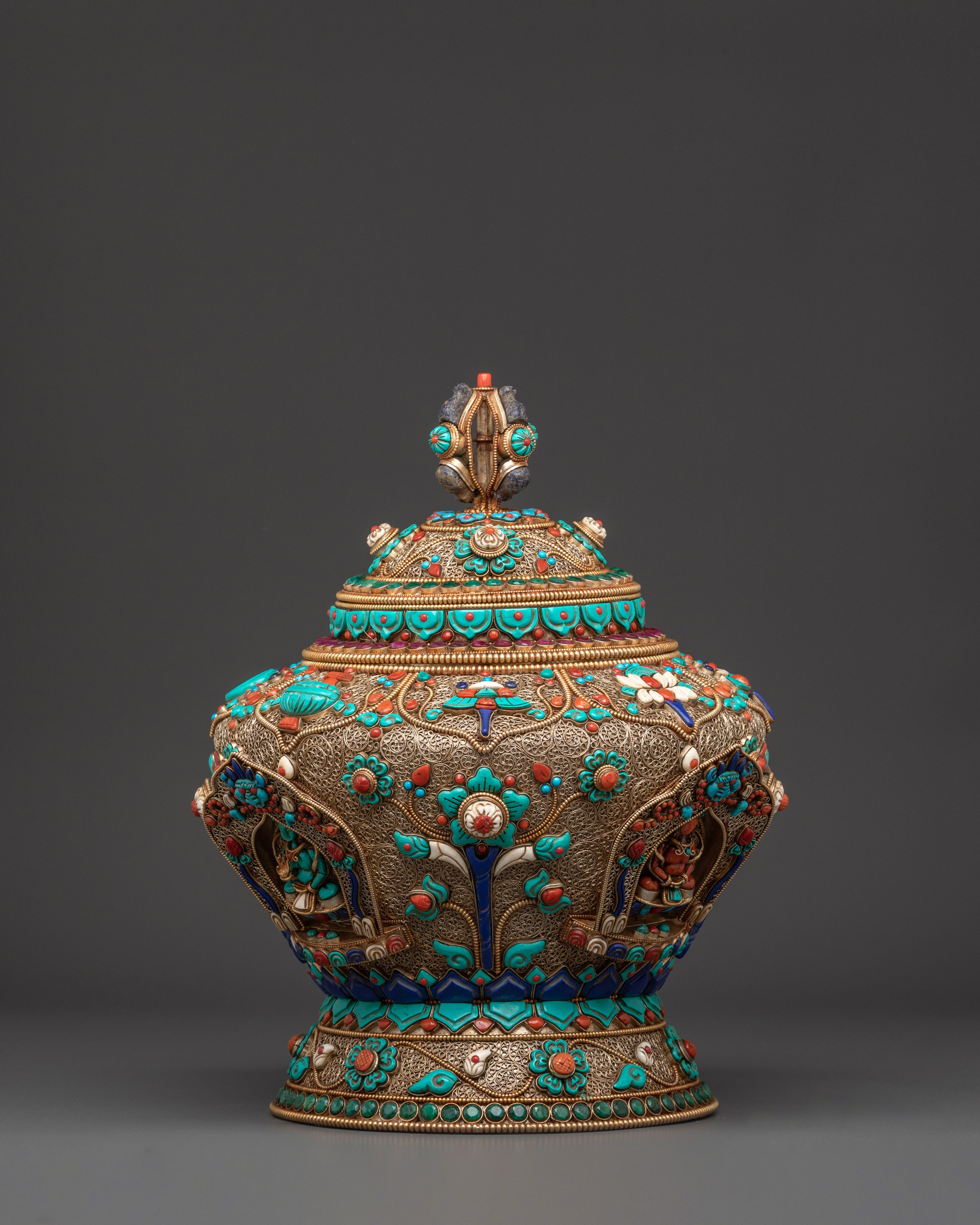 Himalayan Dhupur Rice Pot | Spiritual Altar Decor for Rituals