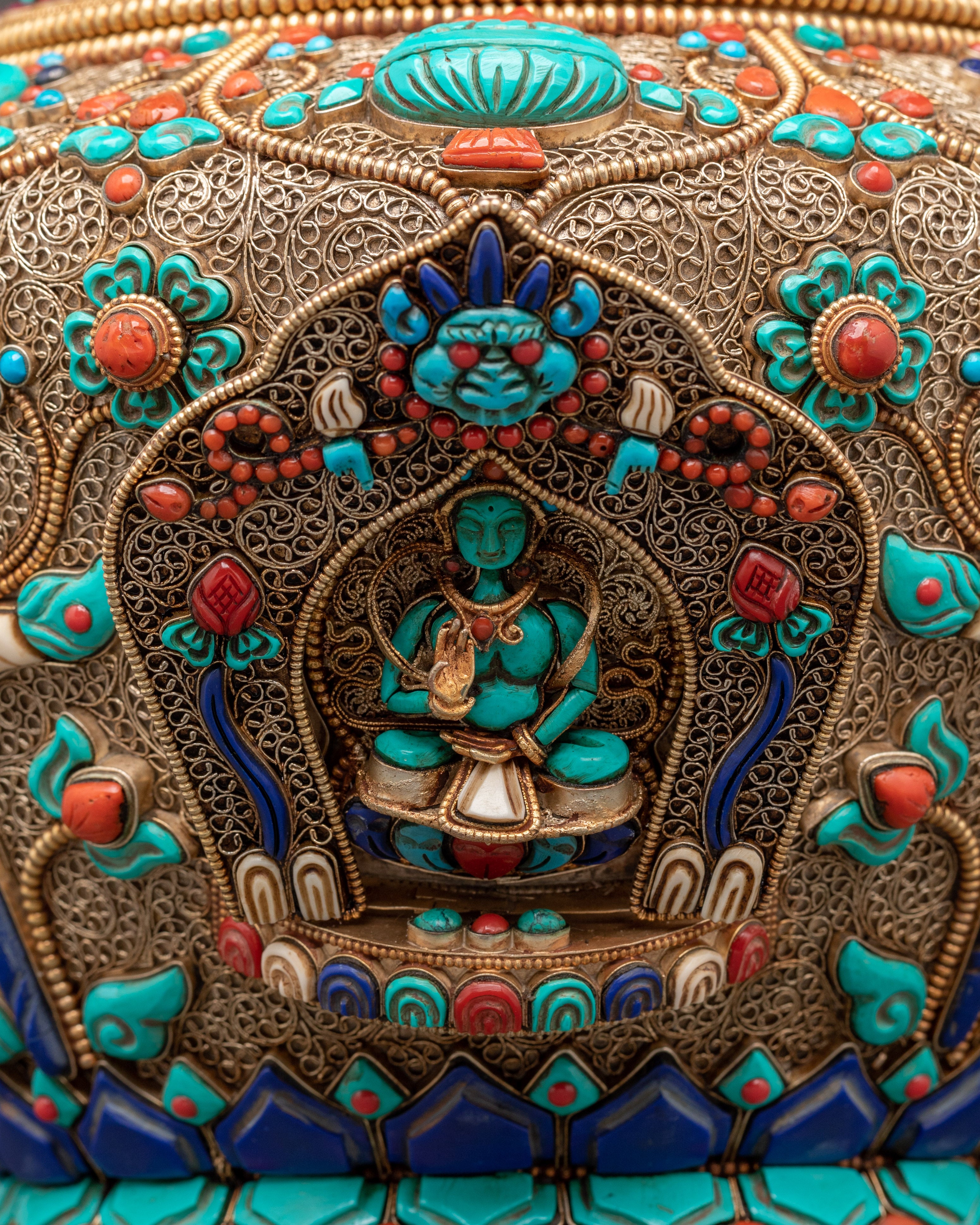 Himalayan Dhupur Rice Pot | Spiritual Altar Decor for Rituals