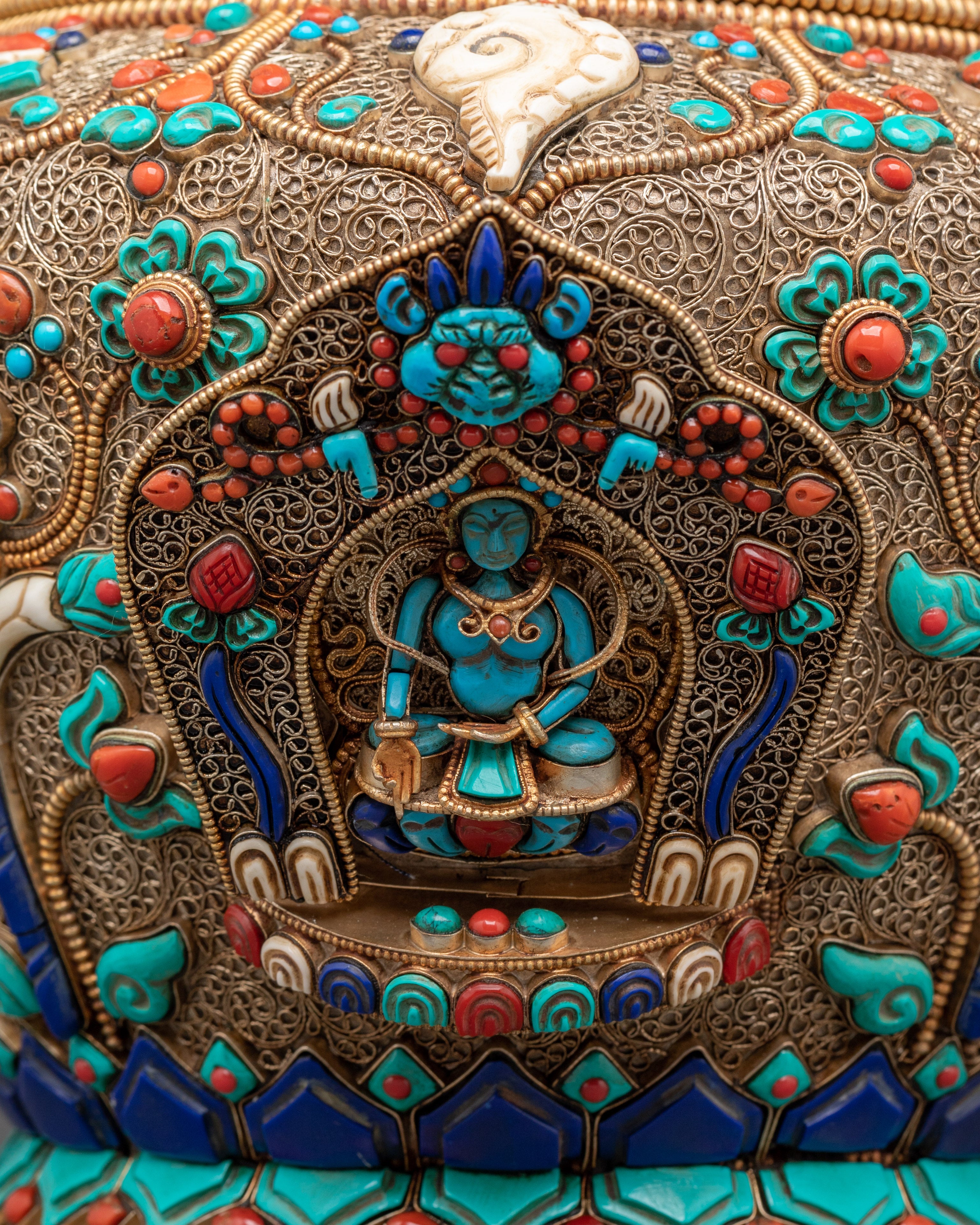 Himalayan Dhupur Rice Pot | Spiritual Altar Decor for Rituals