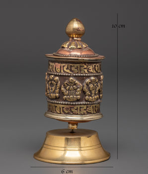 Buddhist Spiritual Wheel | Prayer Wheel For Meditation & Rituals