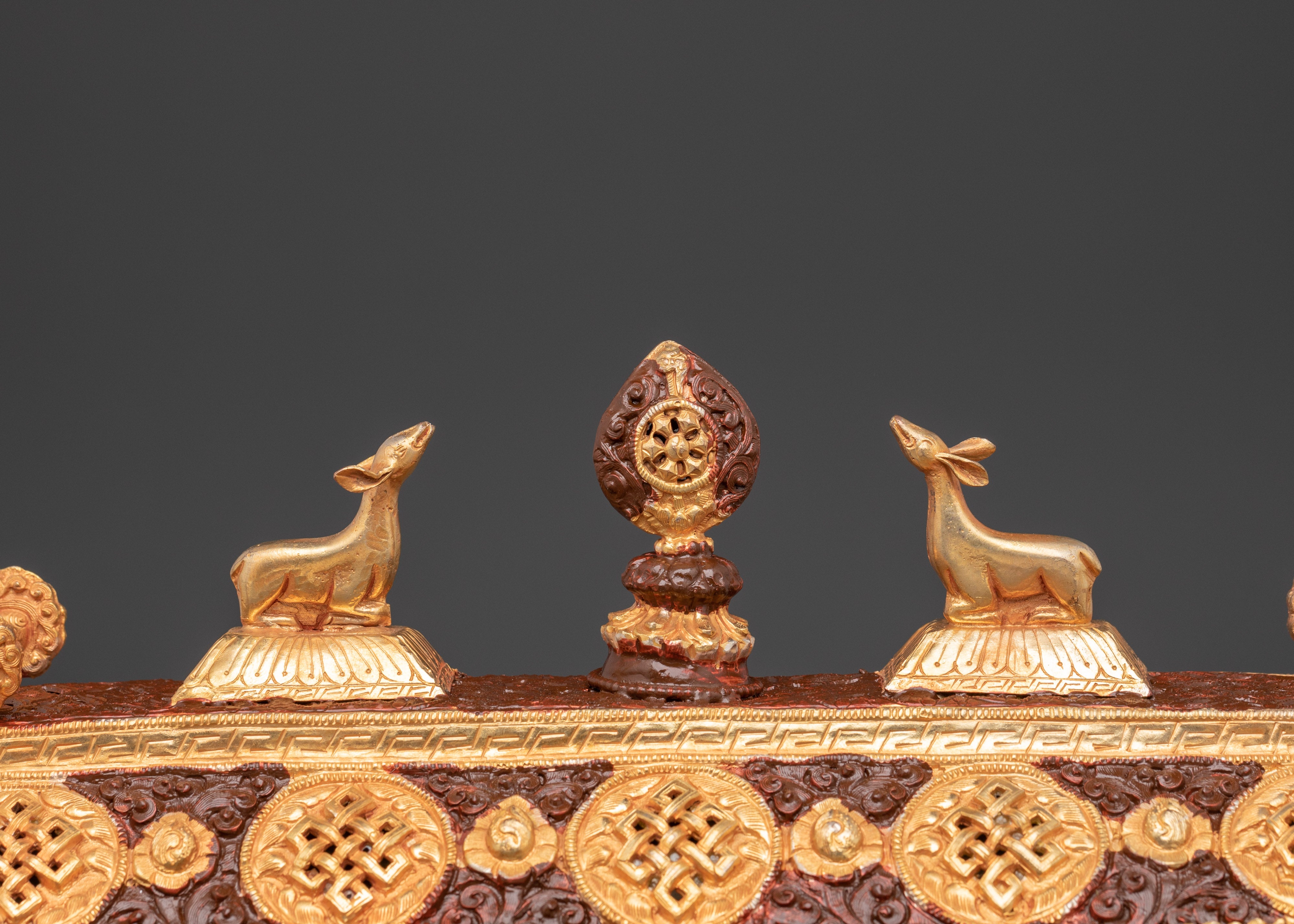 Ethnic Spiritual Incense Burner | Decorative Ritual Burner With Dharma Wheel