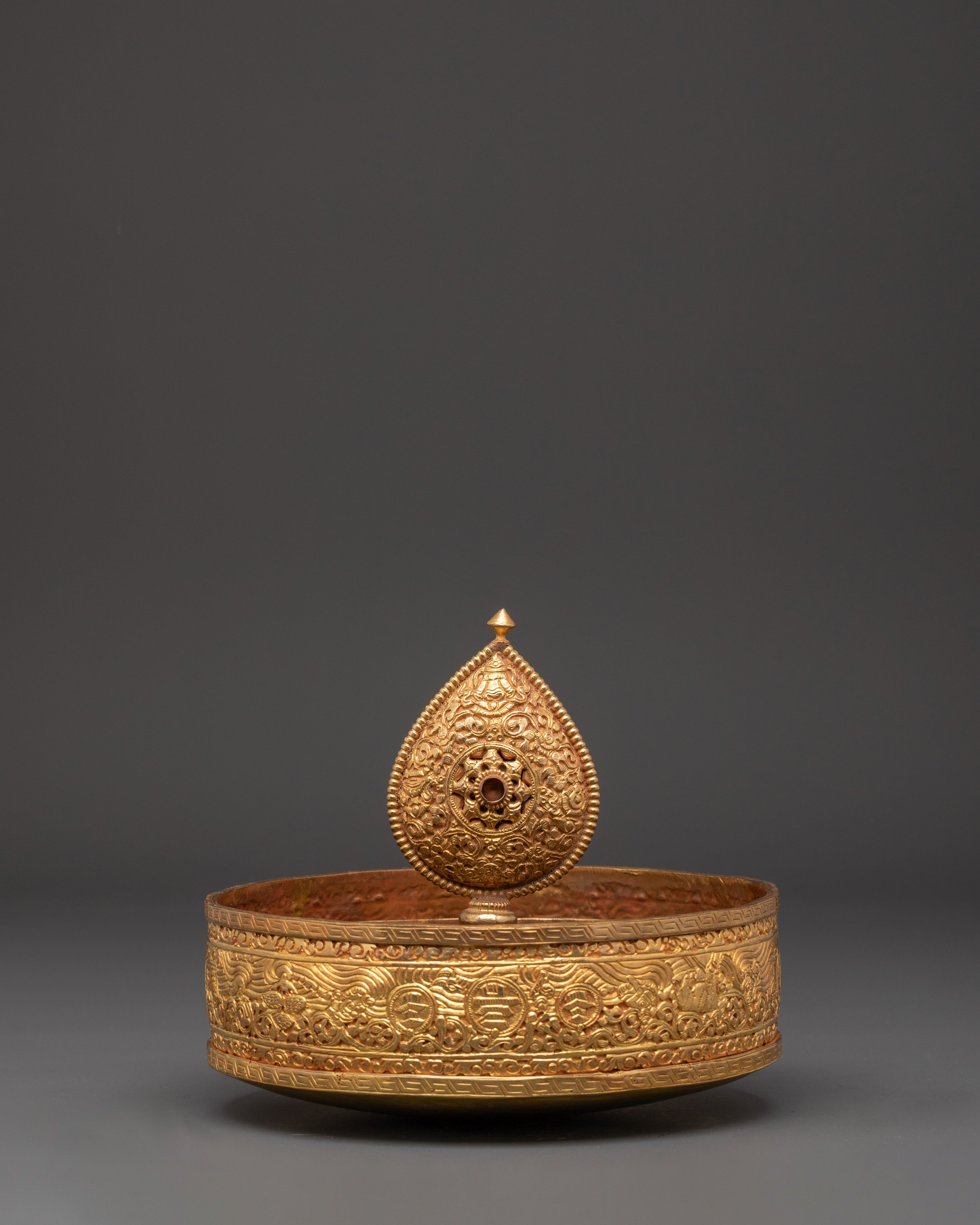 Spiritual Mandala | 24K Gold-Gilded Copper