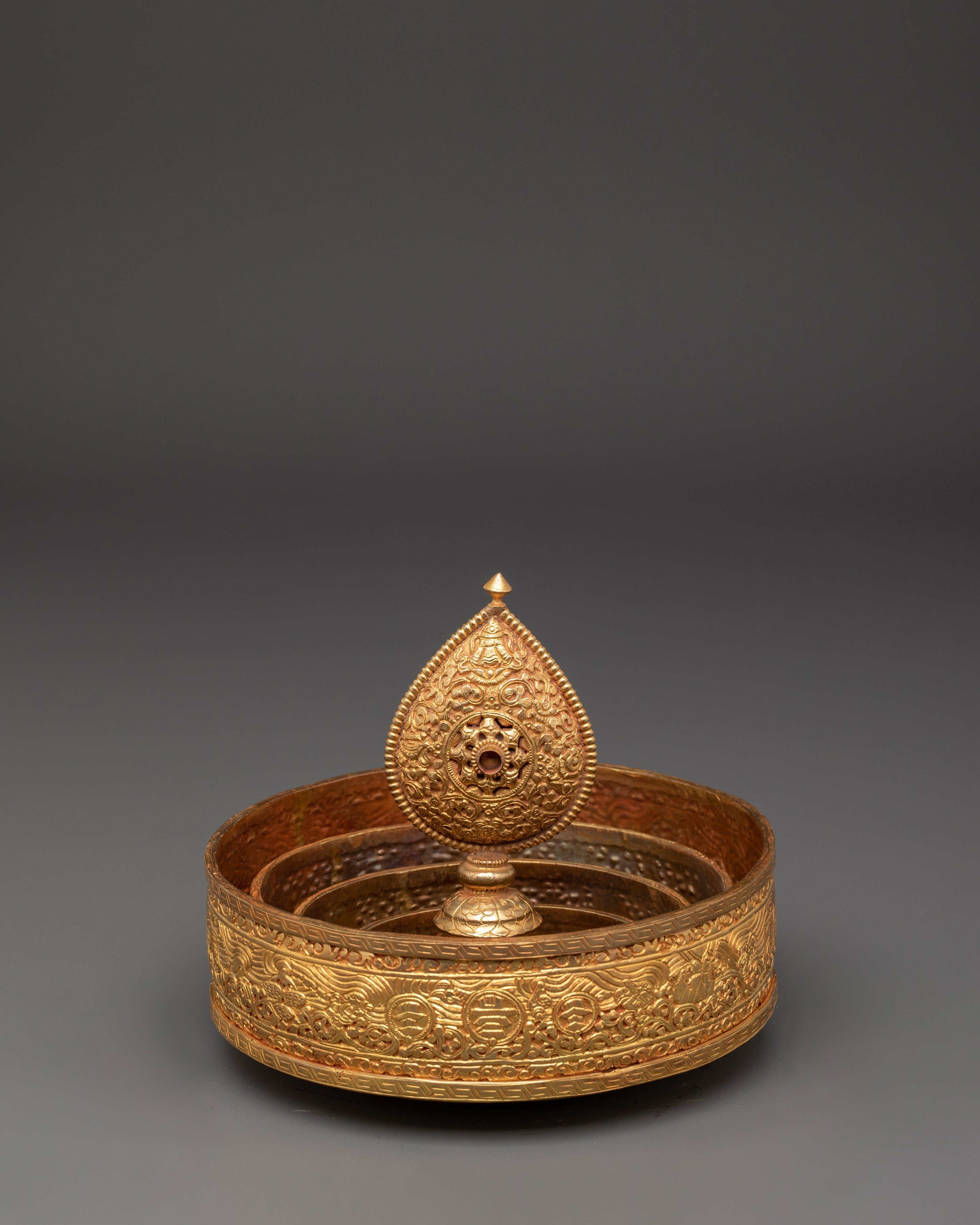 Spiritual Mandala | 24K Gold-Gilded Copper