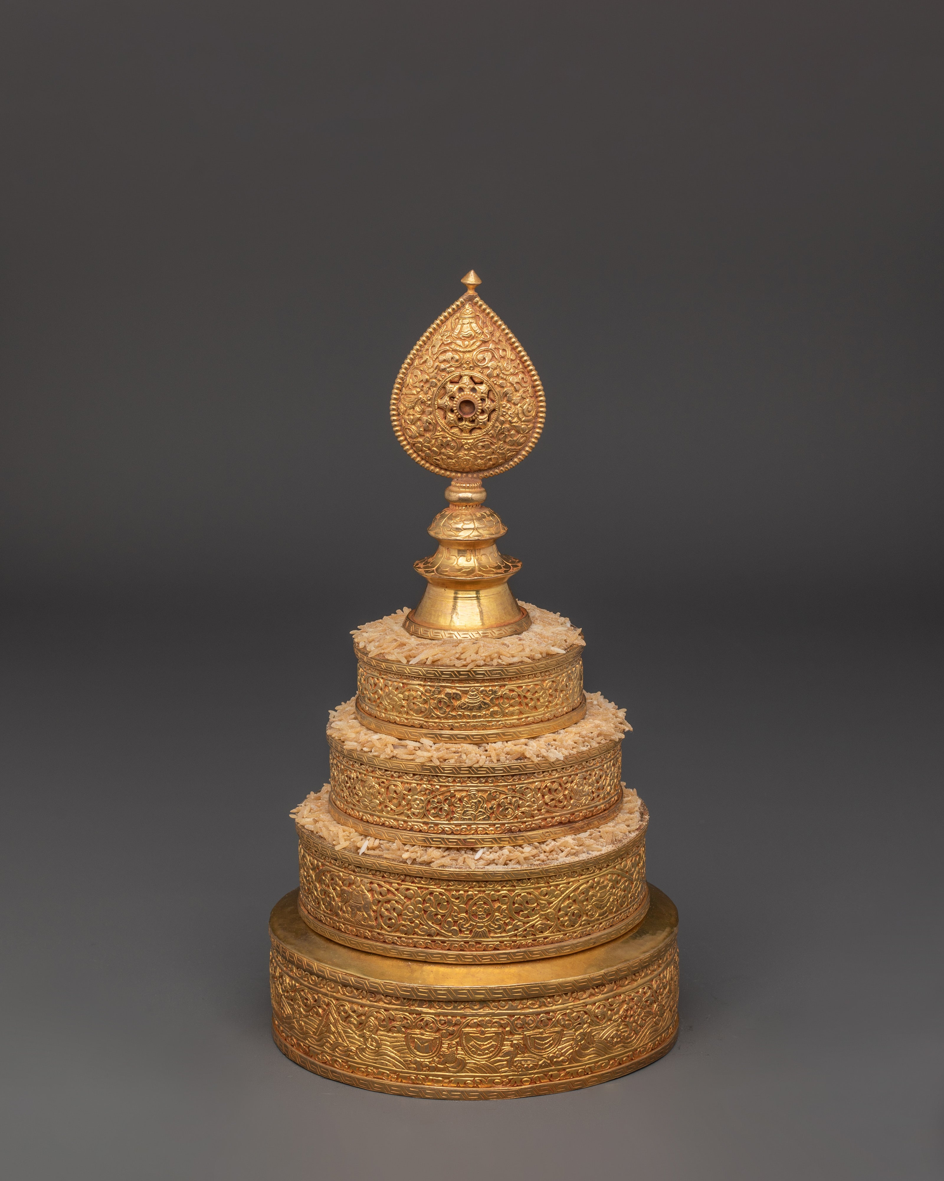 Spiritual Mandala | 24K Gold-Gilded Copper