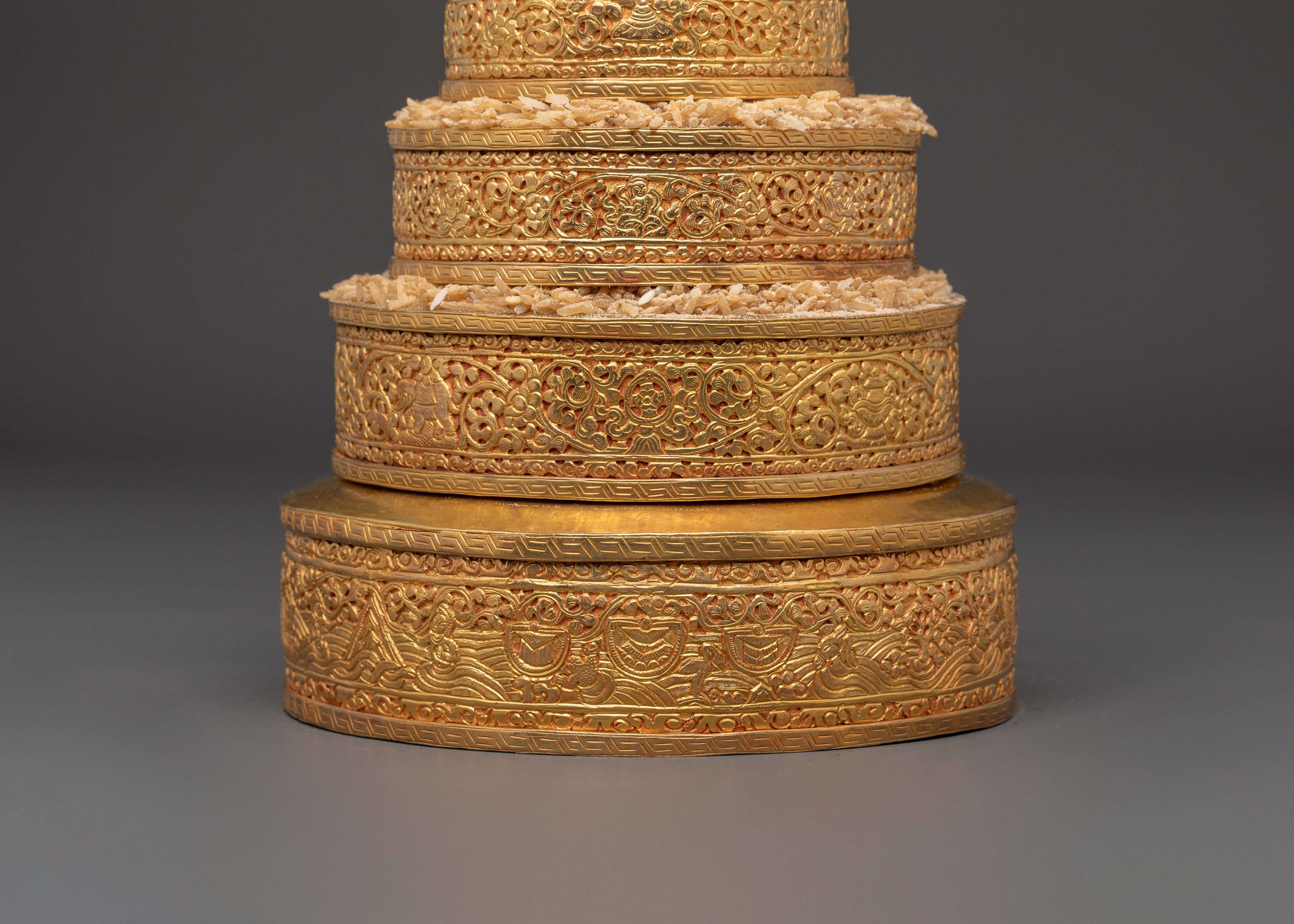 Spiritual Mandala | 24K Gold-Gilded Copper