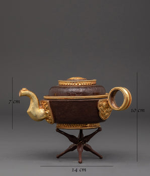 Tibetan Water Offering set | with 24K Gold Gilding