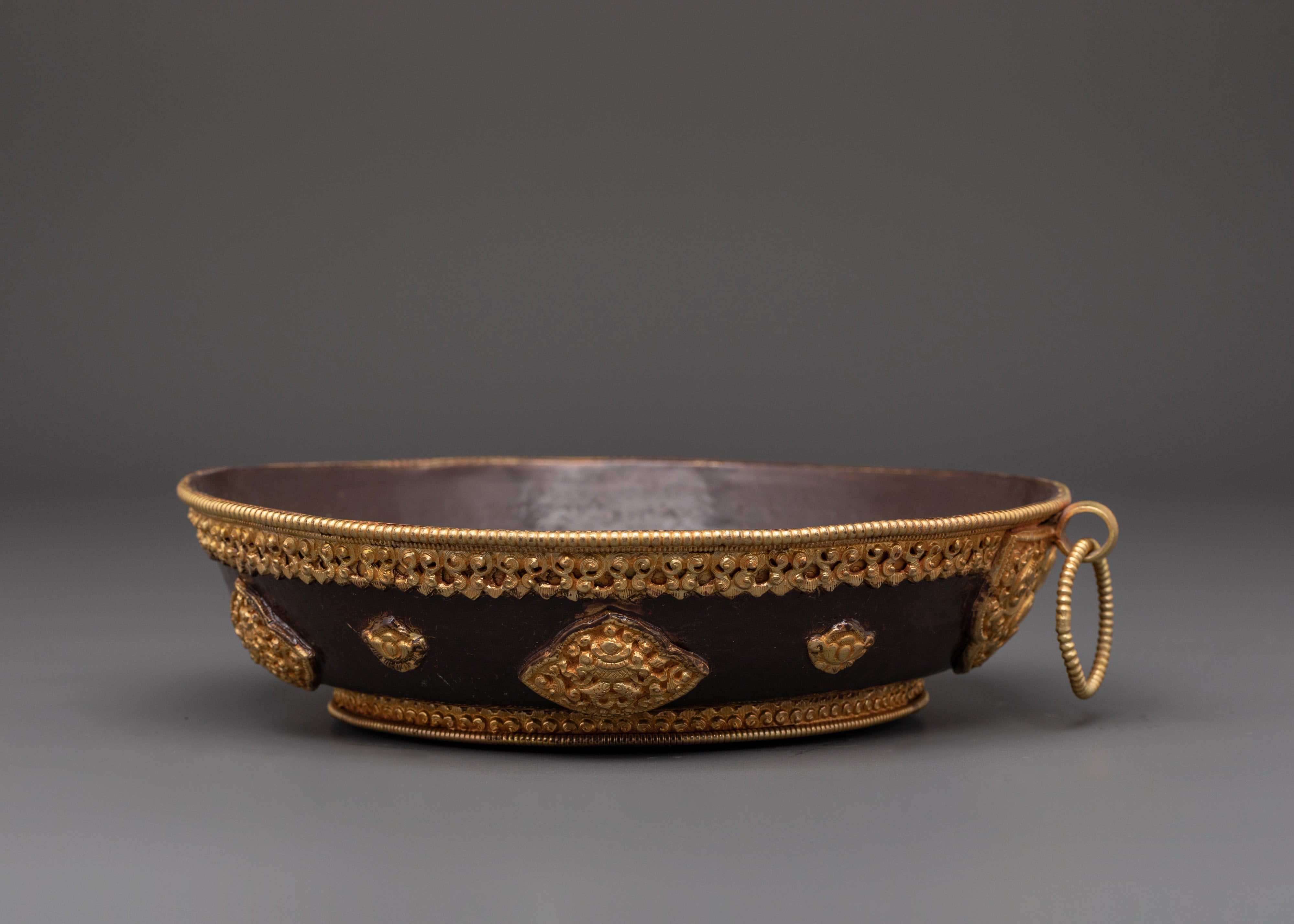 Tibetan Water Offering set | with 24K Gold Gilding